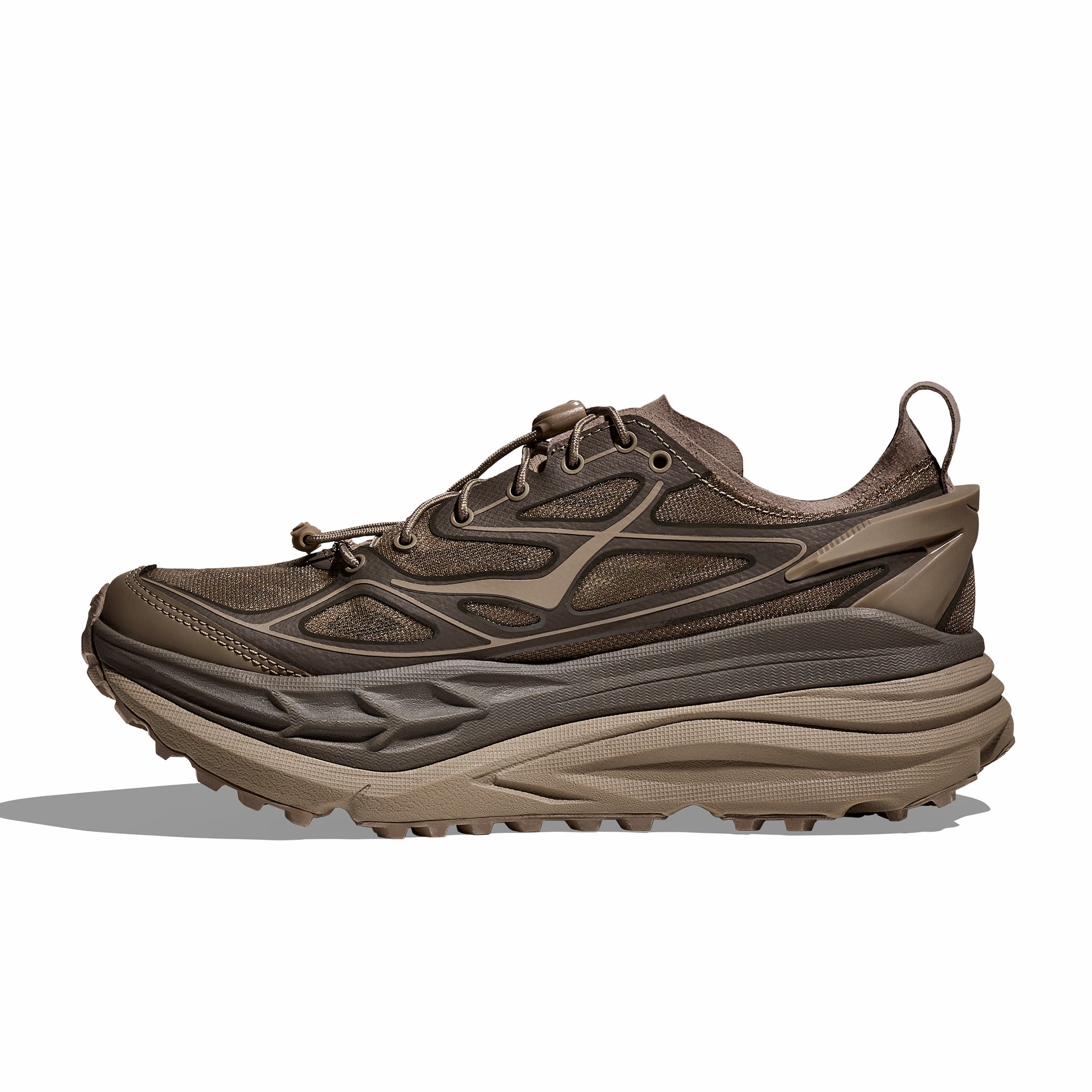 HOKA Men's Stinson One7 (Light Roast/Asphalt) – August