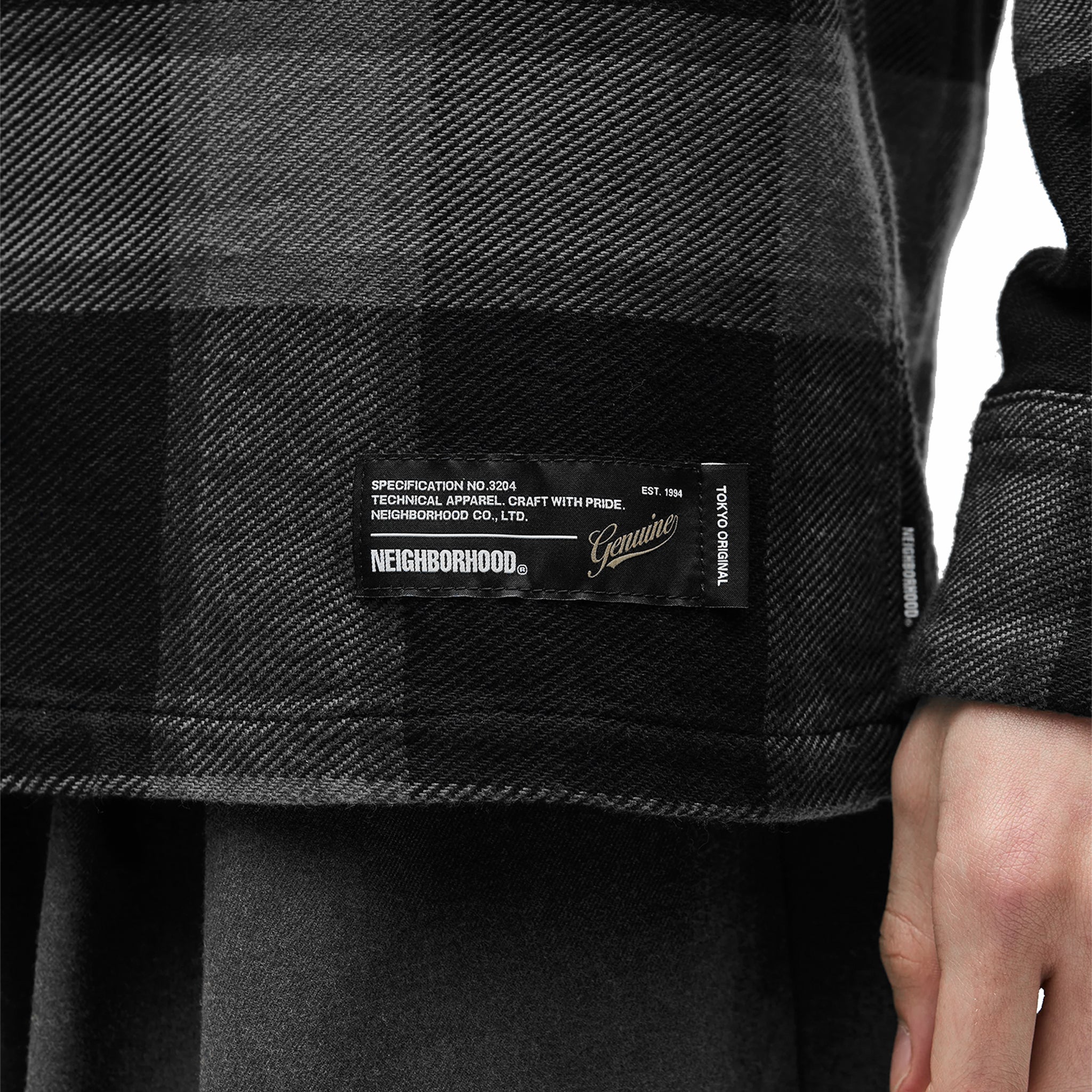 Neighborhood Buffalo Check Shirt LS (Grey) – August