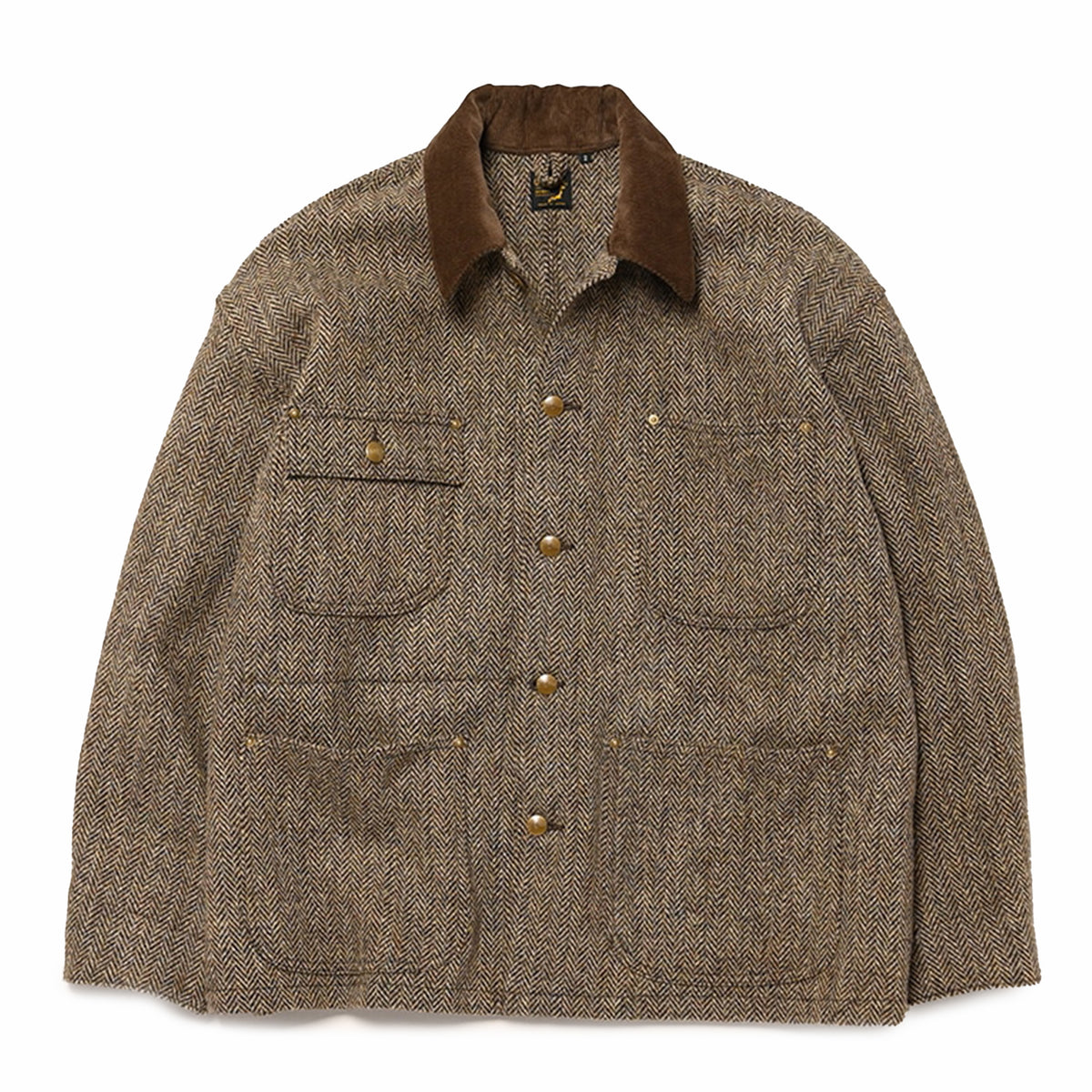 OrSlow Harris Tweed Relax Fit Coverall (Khaki) – August
