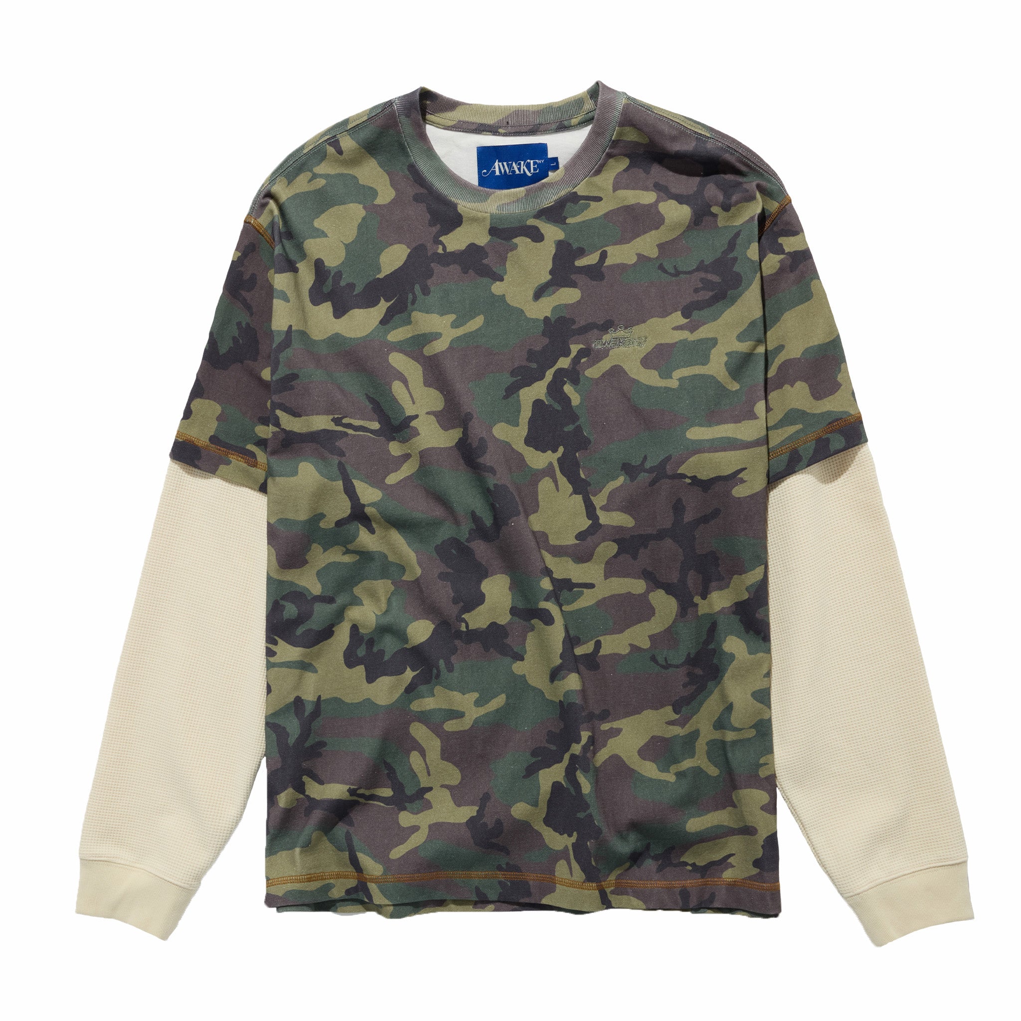 Awake NY Waffle Longsleeve Shirt (Camo) – August