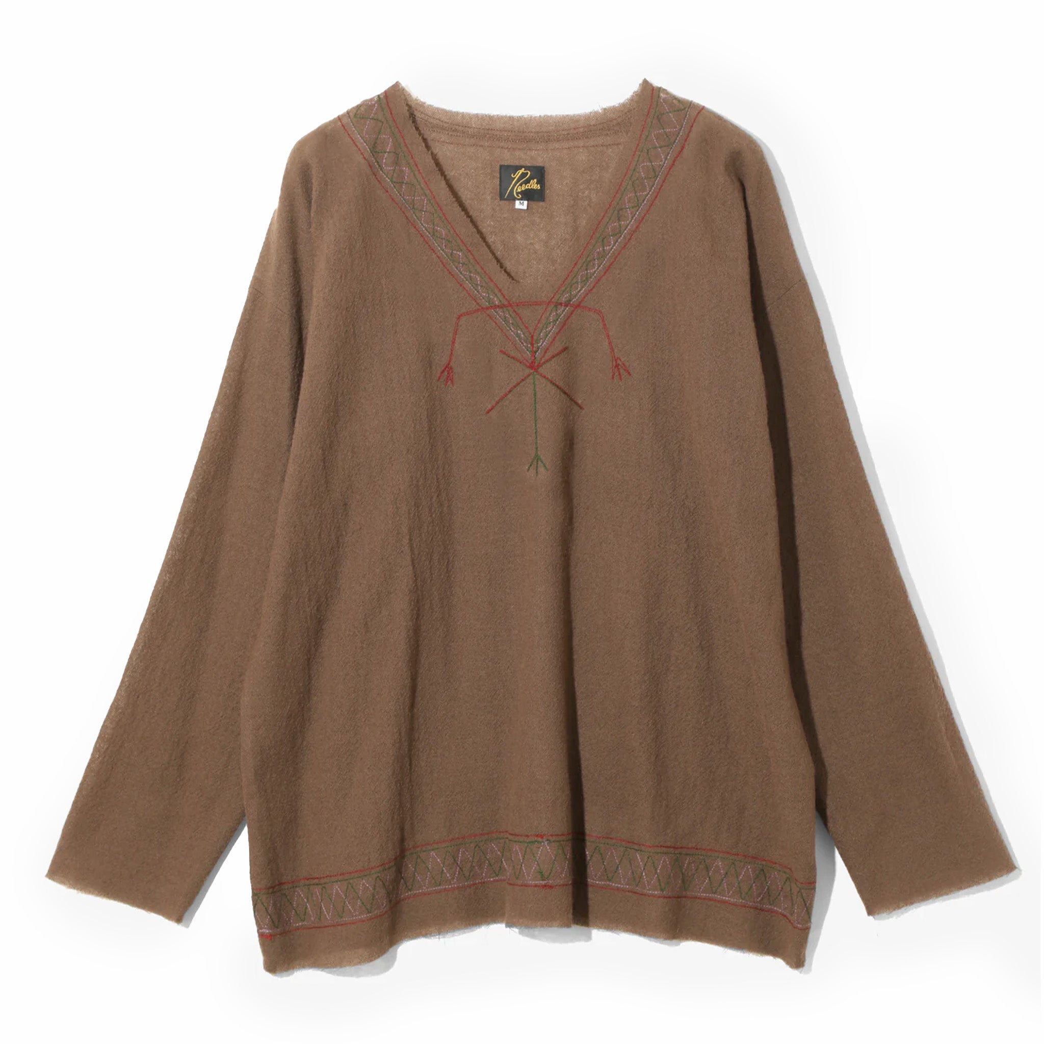 Needles Tunic Shirt - Wool Gauze (Beige) – August