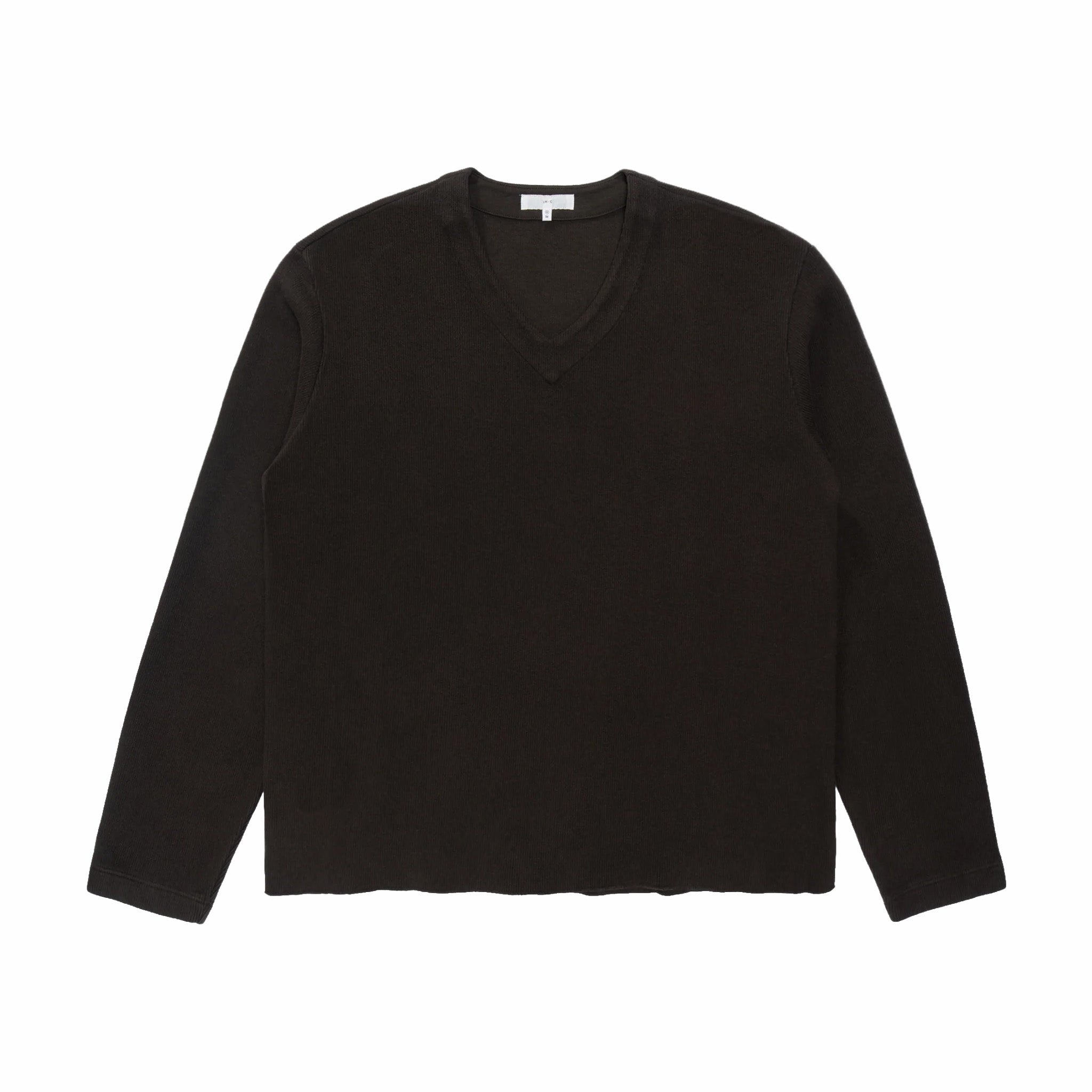 SHET和紙 PO SWEATER size3 Lady White Co. Cropped V Neck Sweater (Timber) – August