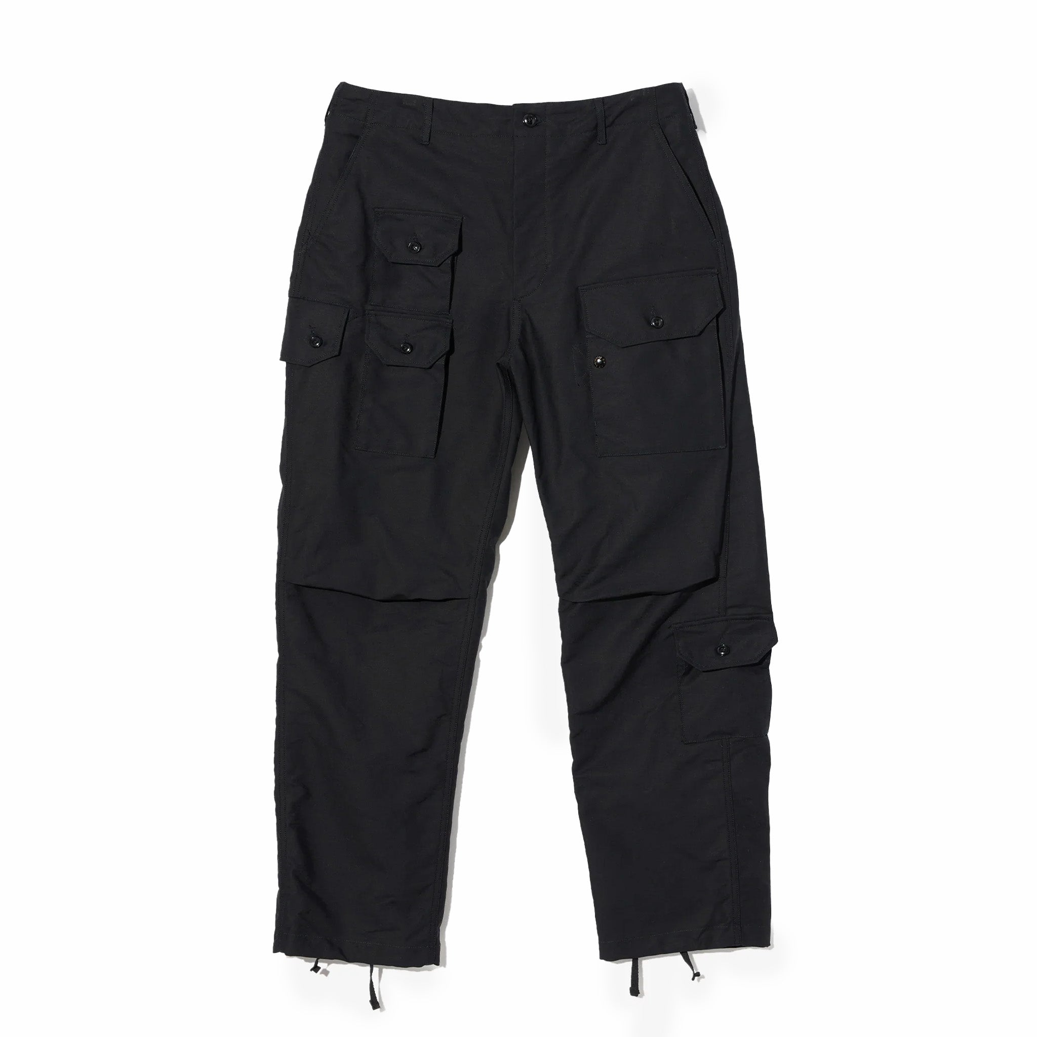 ENGINEERED GARMENTS　FA PANT Double Cloth Engineered Garments Flight Pant - Cotton Double Cloth (Black) – August