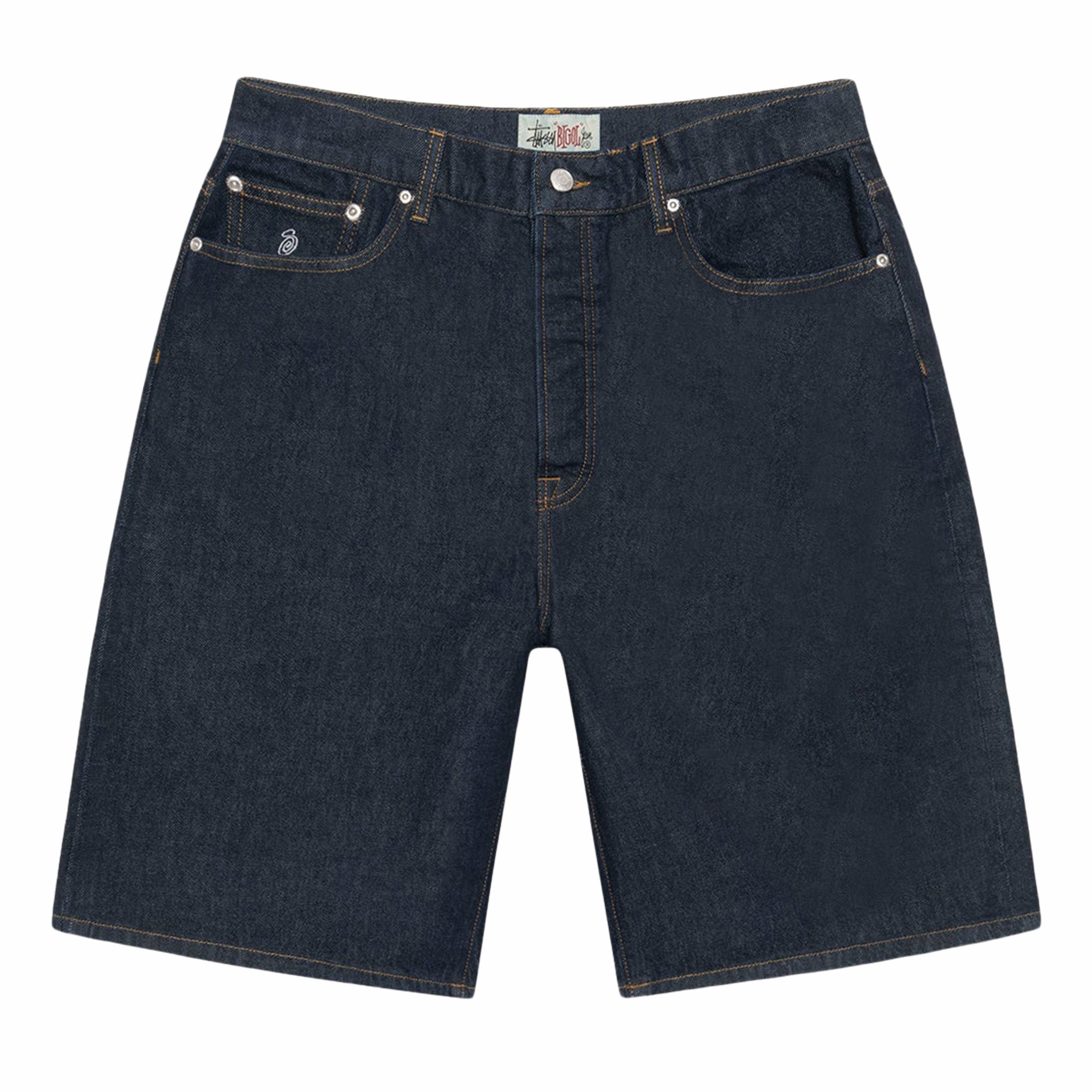 ゴ*ホ様 STUSSY BIG OL' SHORT DENIM size32 元 Stüssy Big Ol' Short Denim (Rinsed Indigo) – August