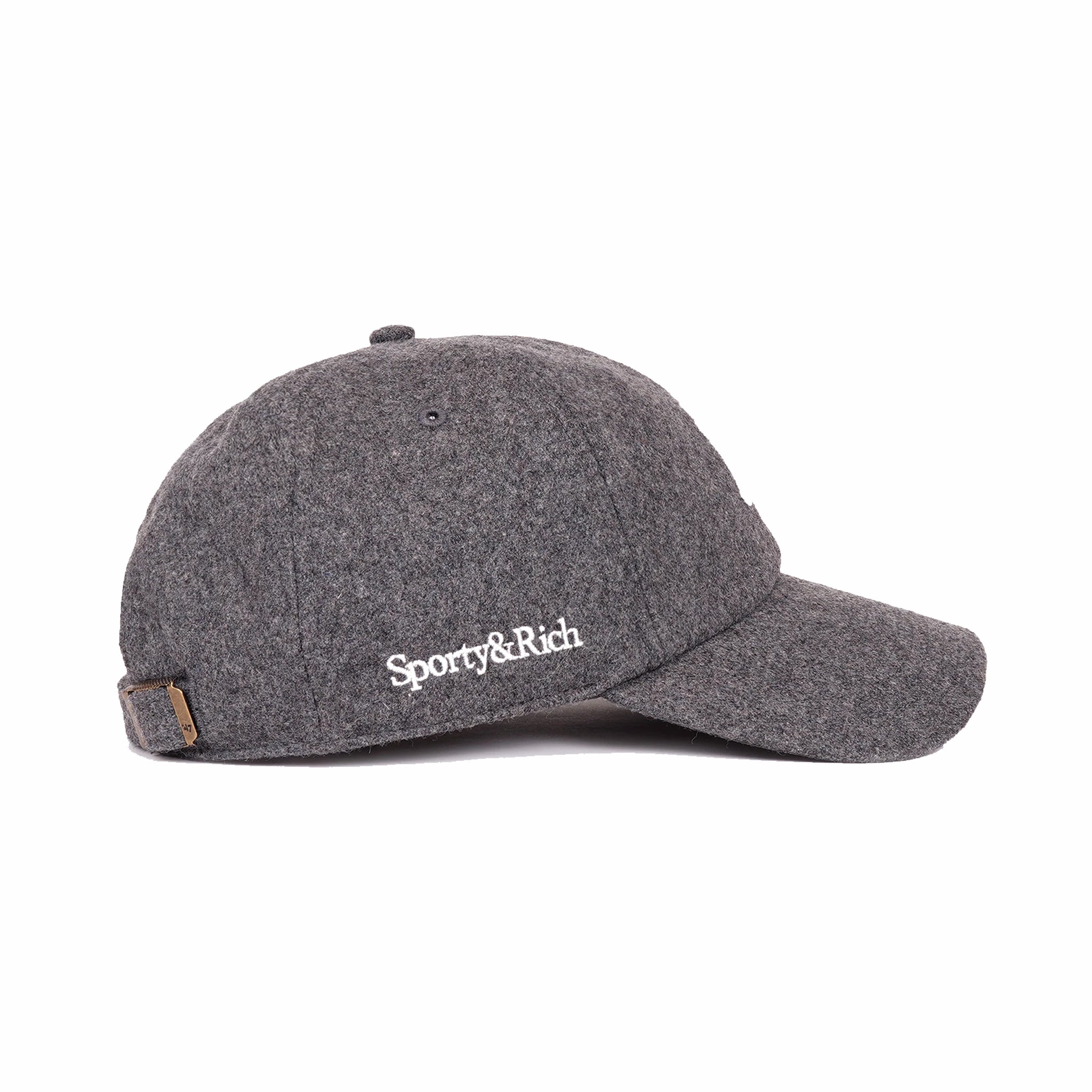 Sporty & Rich Yankees Serif Wool Hat (Dark Grey) – August