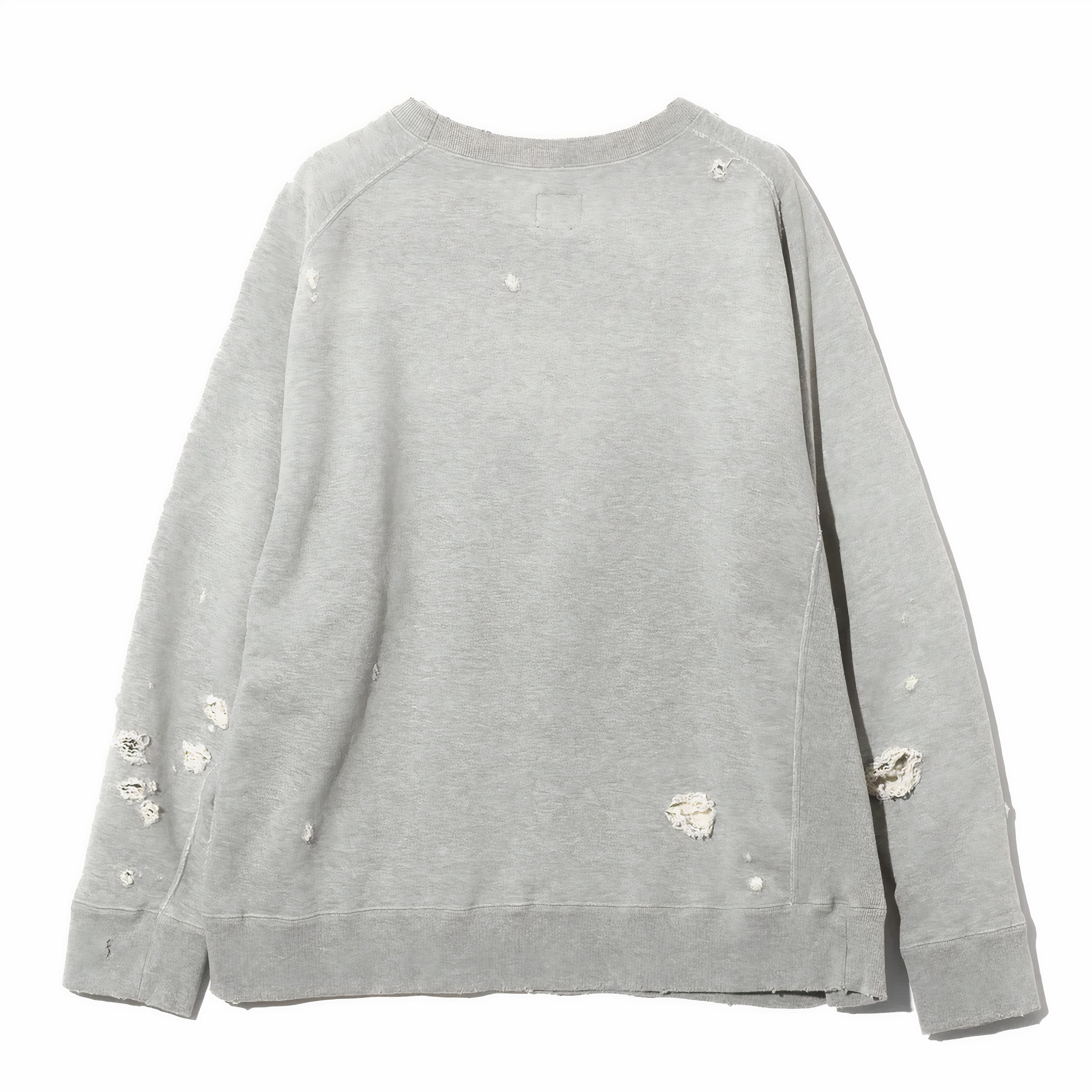 トップス Deconstructed SweatShirt-FrenchTerry Needles Deconstructed Sweatshirt - Cotton French Terry (Grey) – August