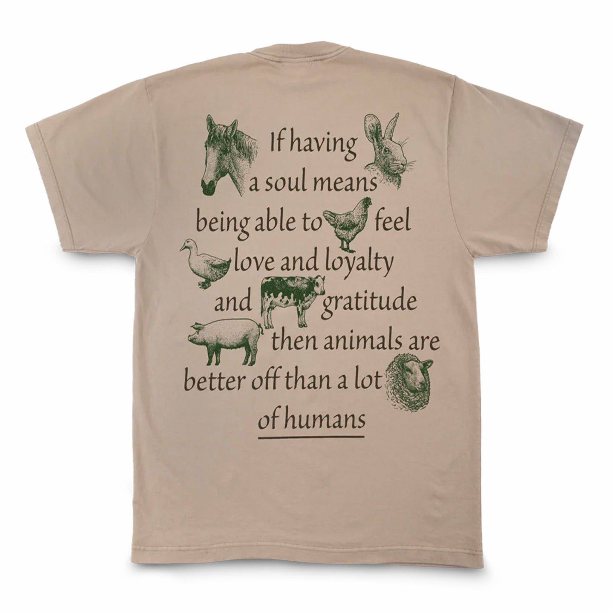 Online Ceramics Pure Beings T-Shirt (Tan) – August