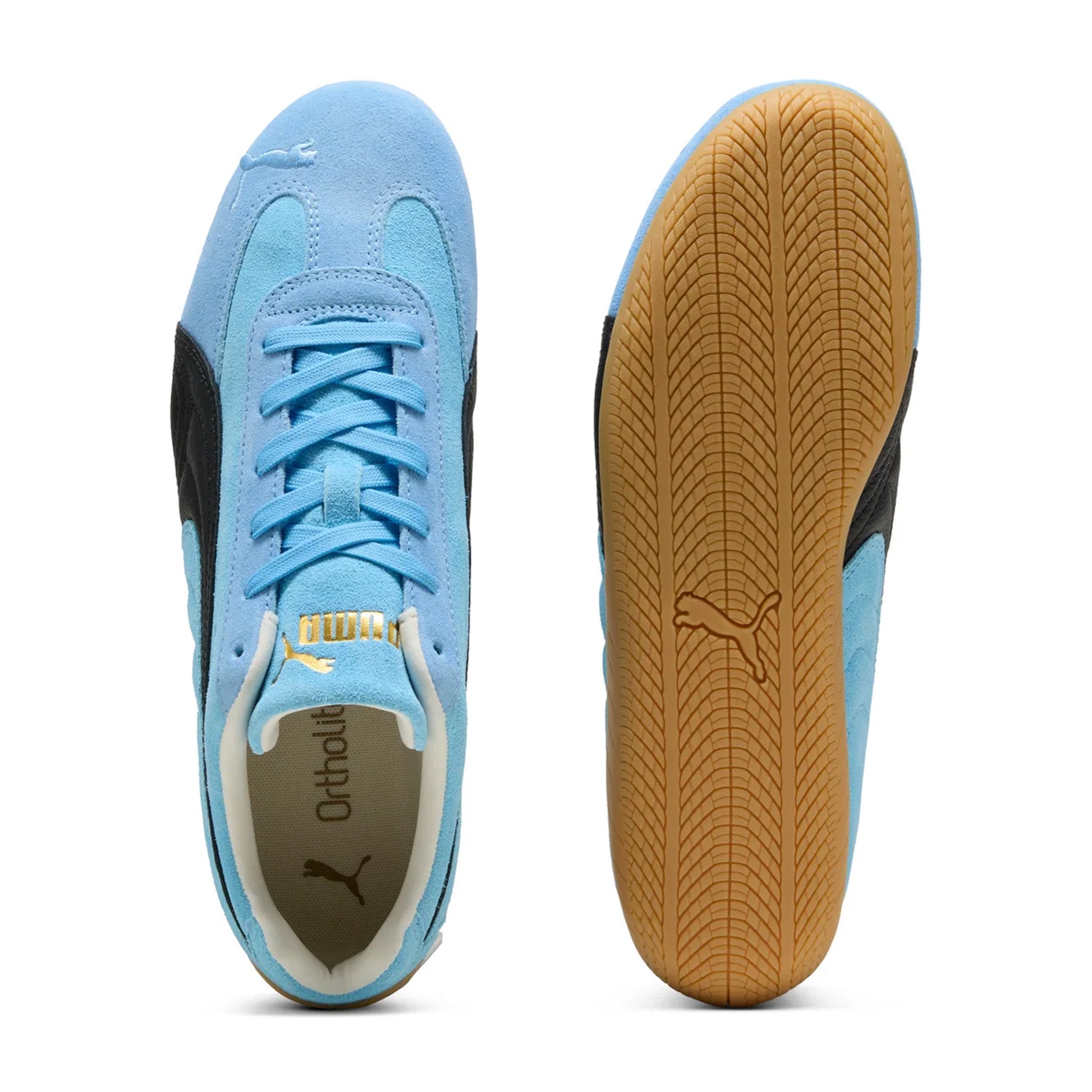 sky blue puma light shoes