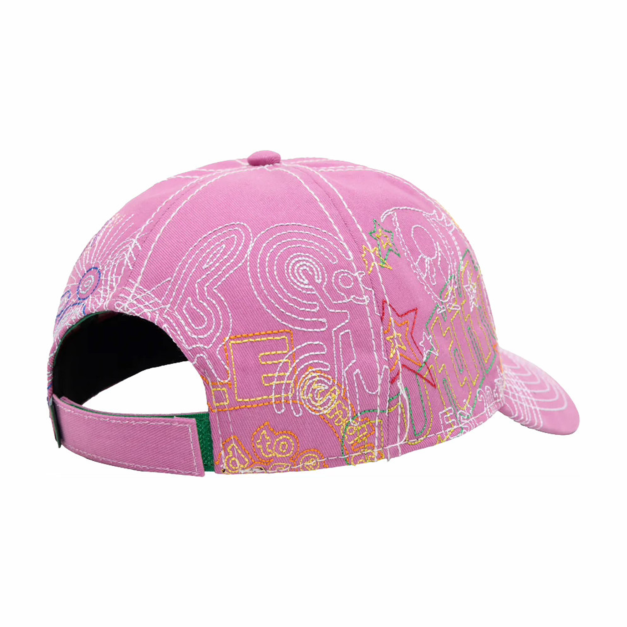 B.Eautiful Stitch Mania 6 Panel Hat (Off Pink/Multi) – August