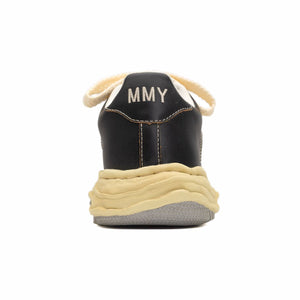 Maison MIHARA YASUHIRO "WAYNE" OG Sole VC Leather Low-top Sneaker (Black/White) - August Shop