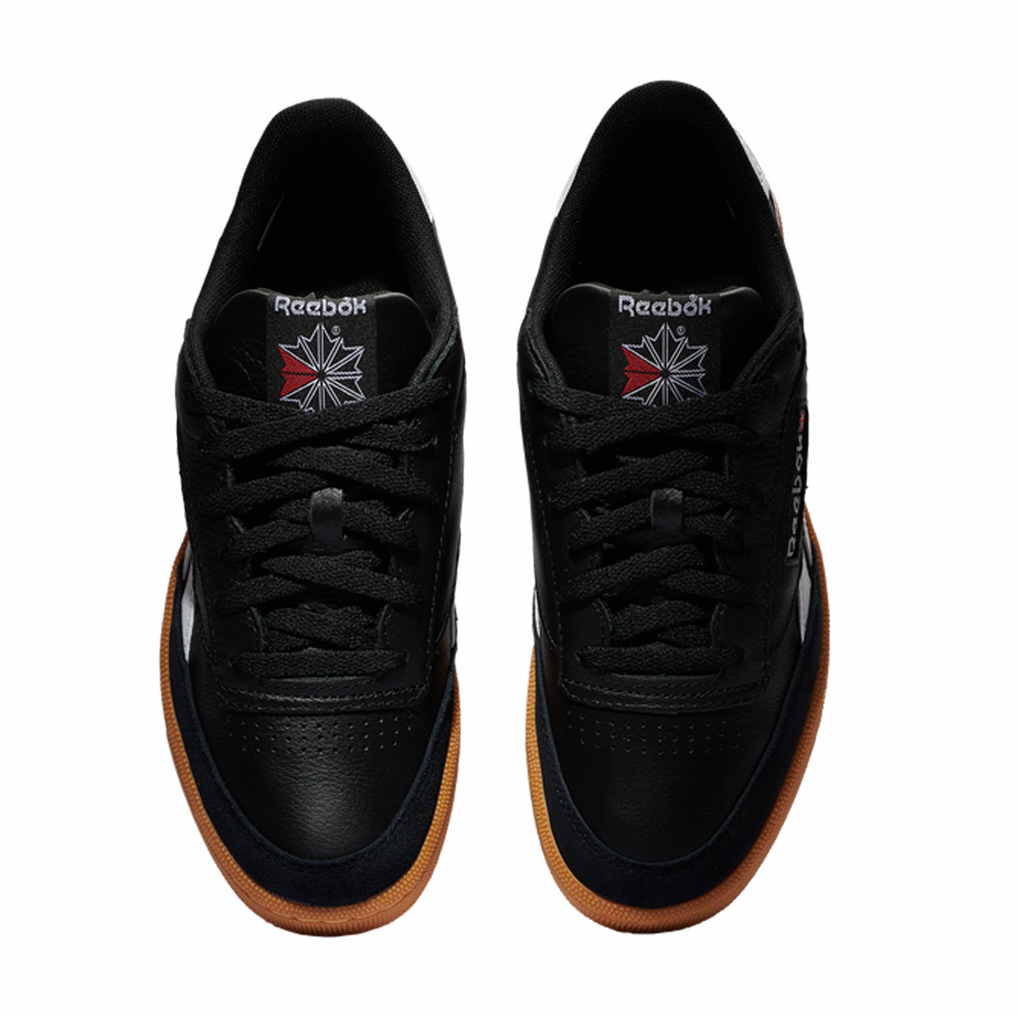 Reebok black suede deals