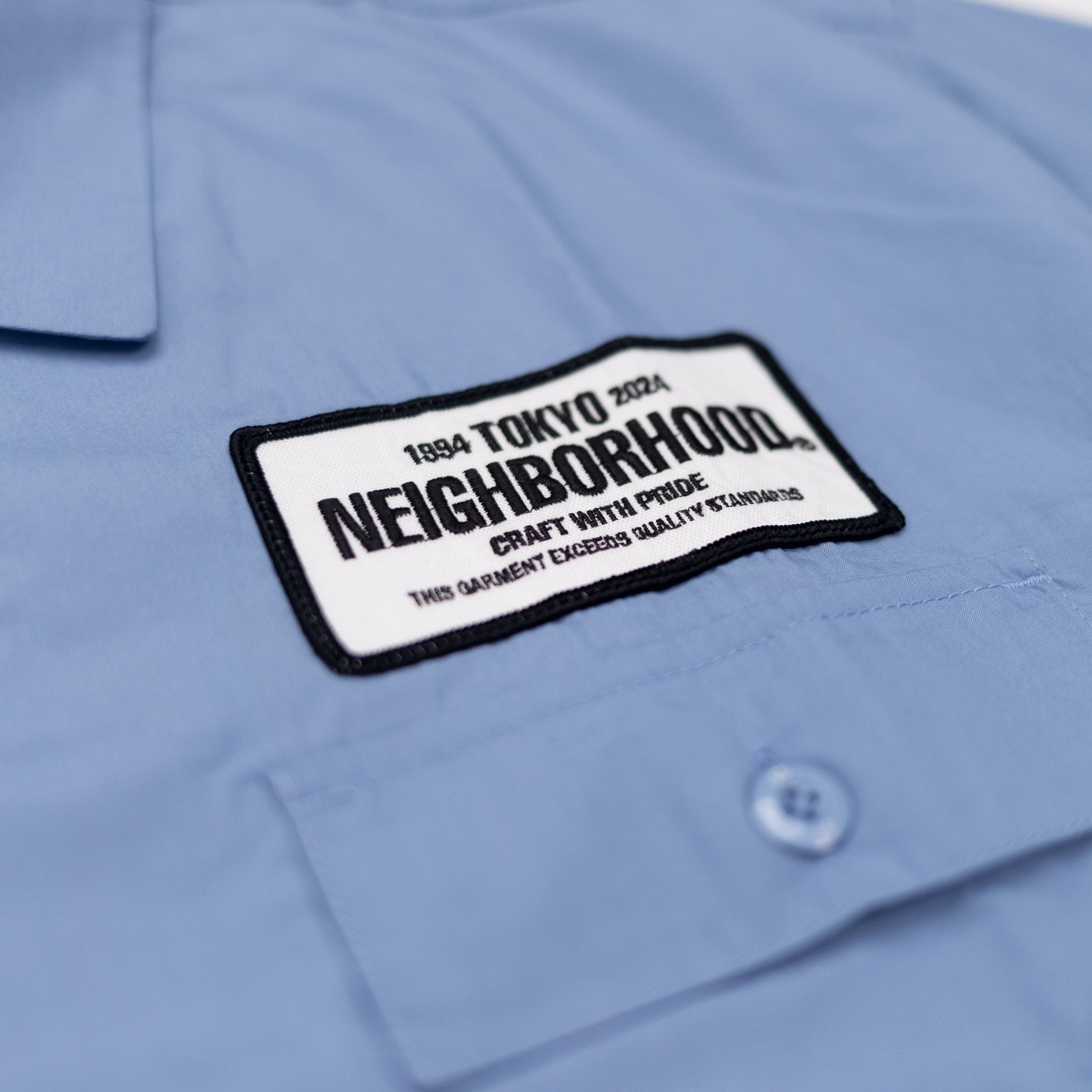 Neighborhood Classic Work Shirt SS (Blue) – August