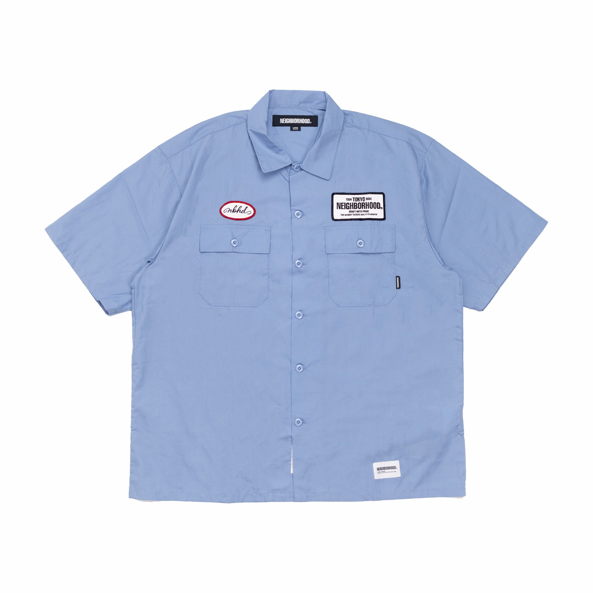 Neighborhood Classic Work Shirt SS (Blue) – August