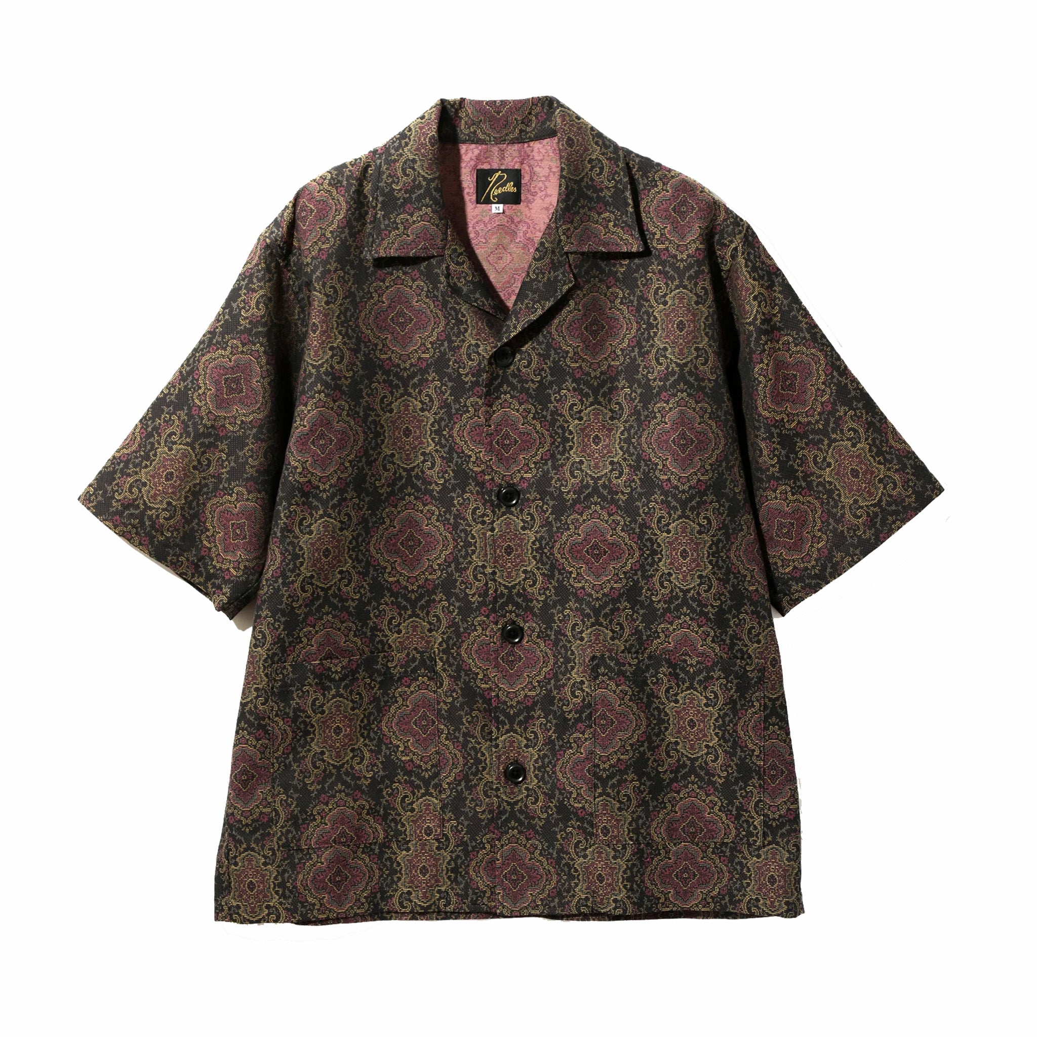 Shirt Needles Papillon Stripe Dobby Jacquard Cabana Shirt MR242 A