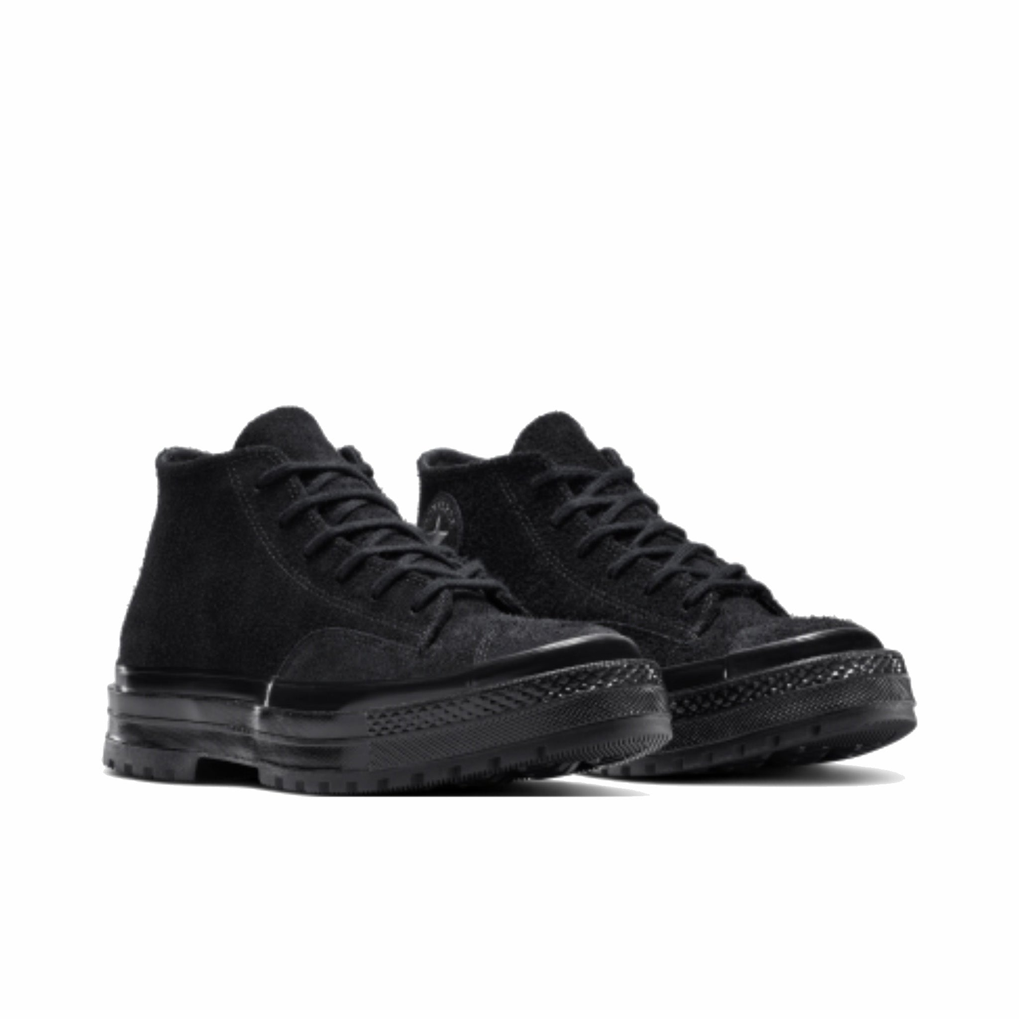 Converse Unisex Chuck 70 National Suede Mid Top Shoe (Black/Black