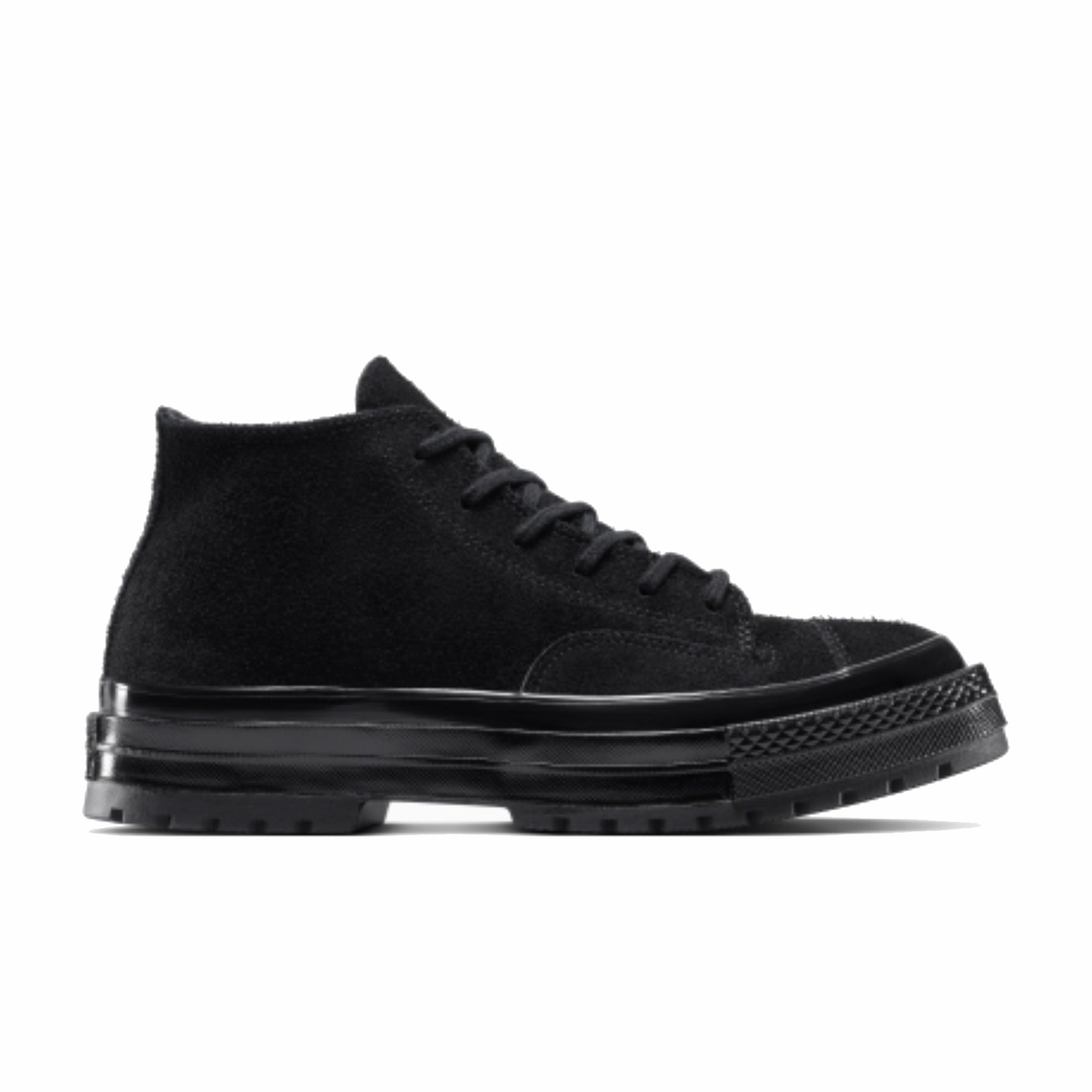 Converse Unisex Chuck 70 National Suede Mid Top Shoe (Black/Black