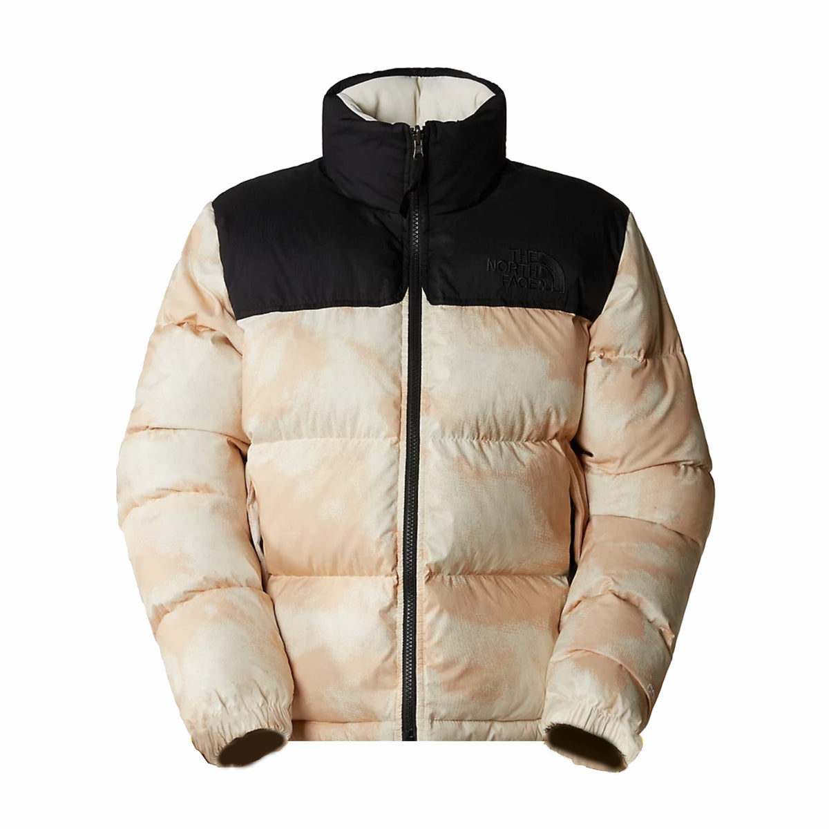 The North Face Women's 92 Crinkle Nuptse Jacket (White Dune/Lo-Fi Hi-T –  August