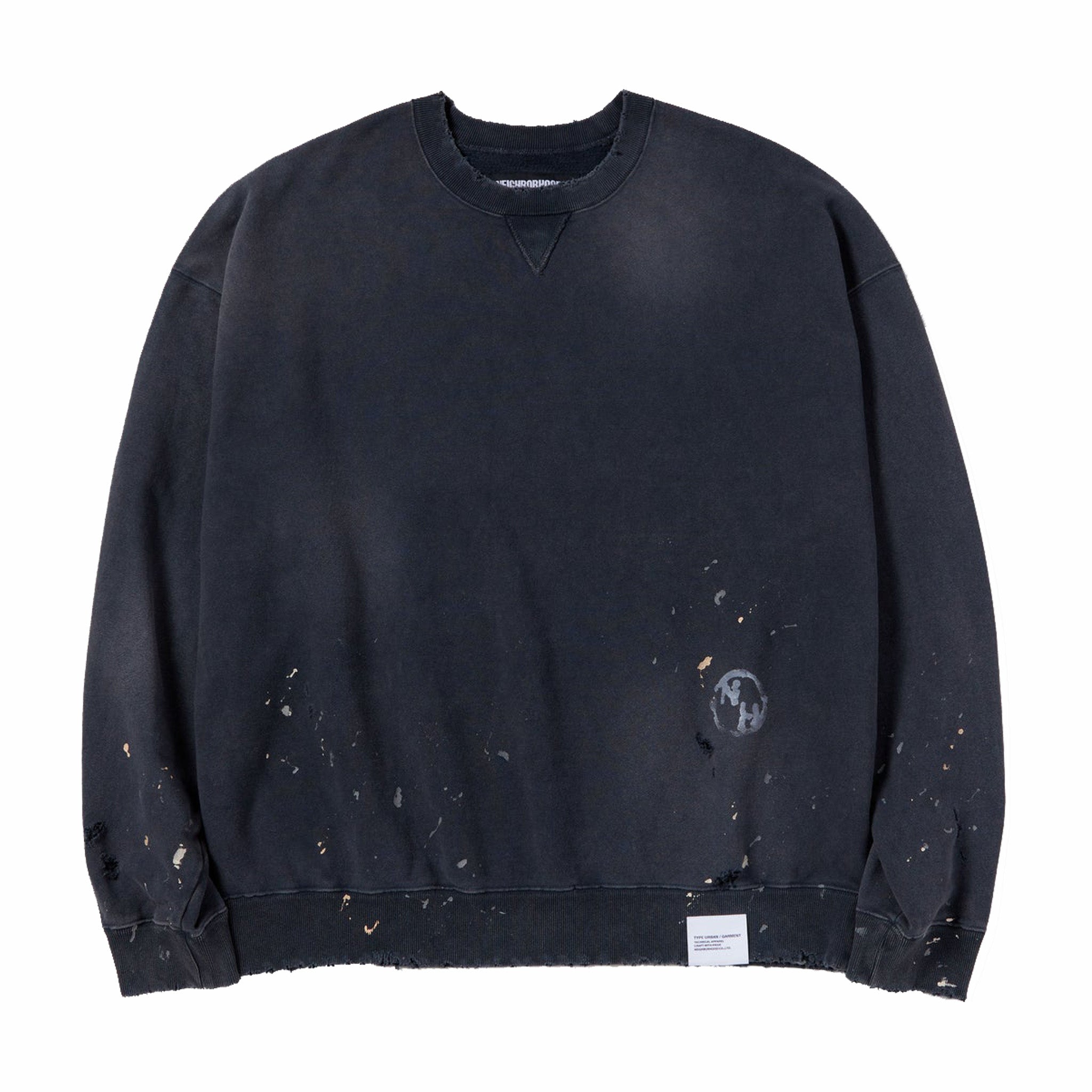 Neighborhood Damage Sweatshirt LS (Black) – August