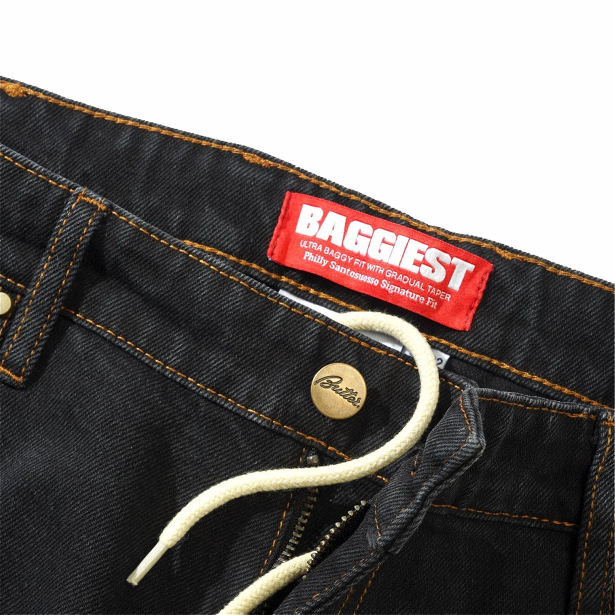 Butter Goods Santosuosso Denim Jeans (Washed Black) – August