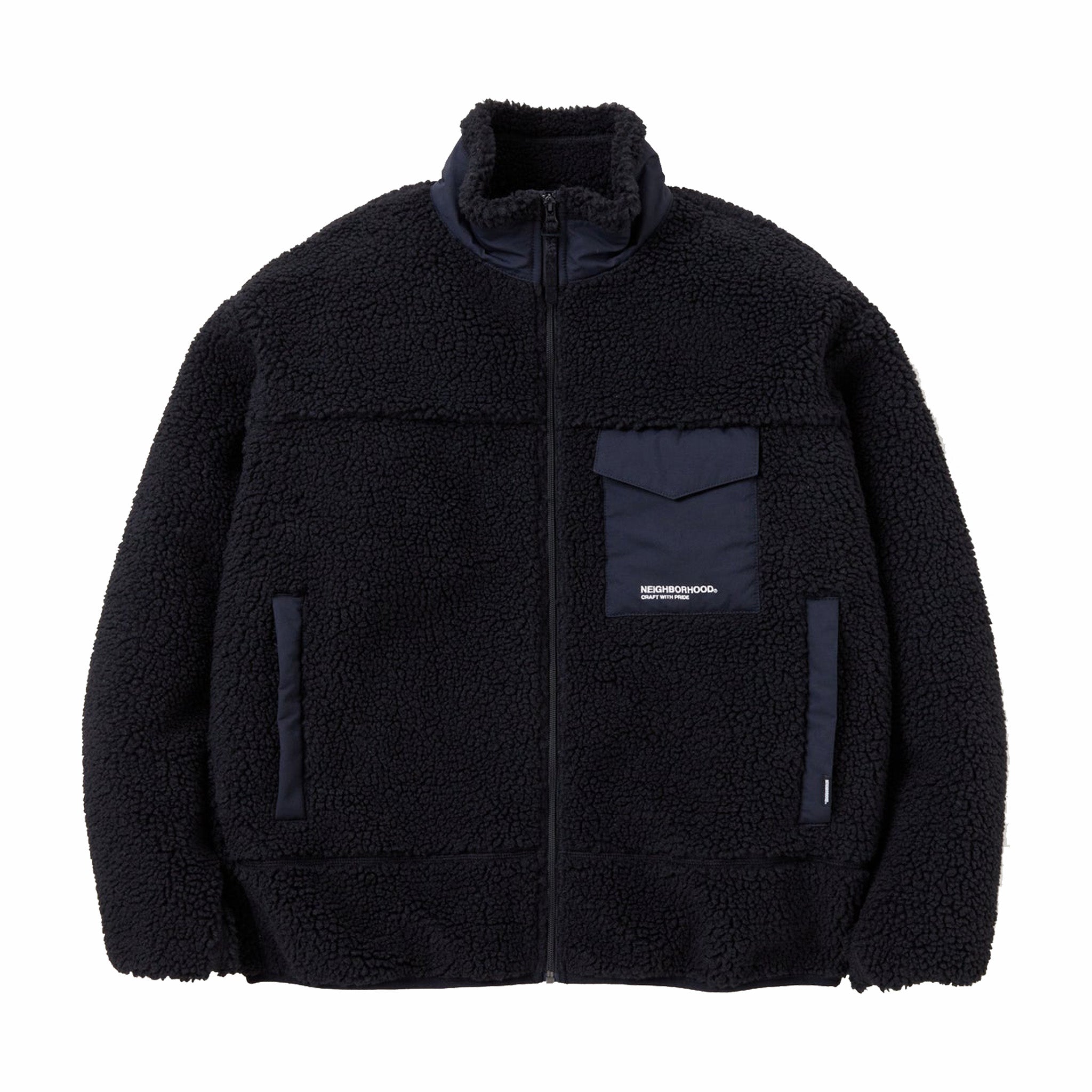 Neighborhood Boa Fleece Jacket (Black) – August