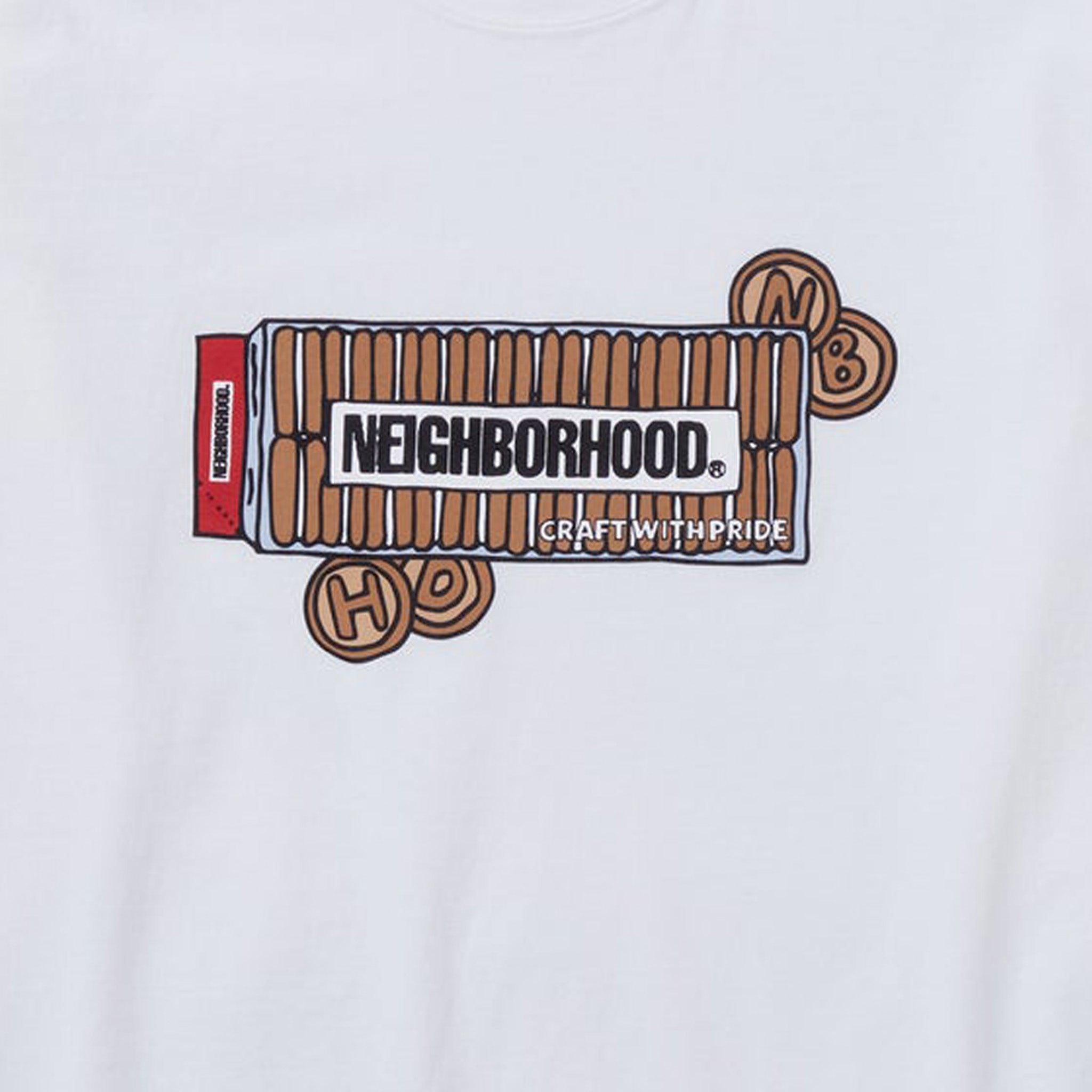 Neighborhood NH. TEE LS-19 (White) – August