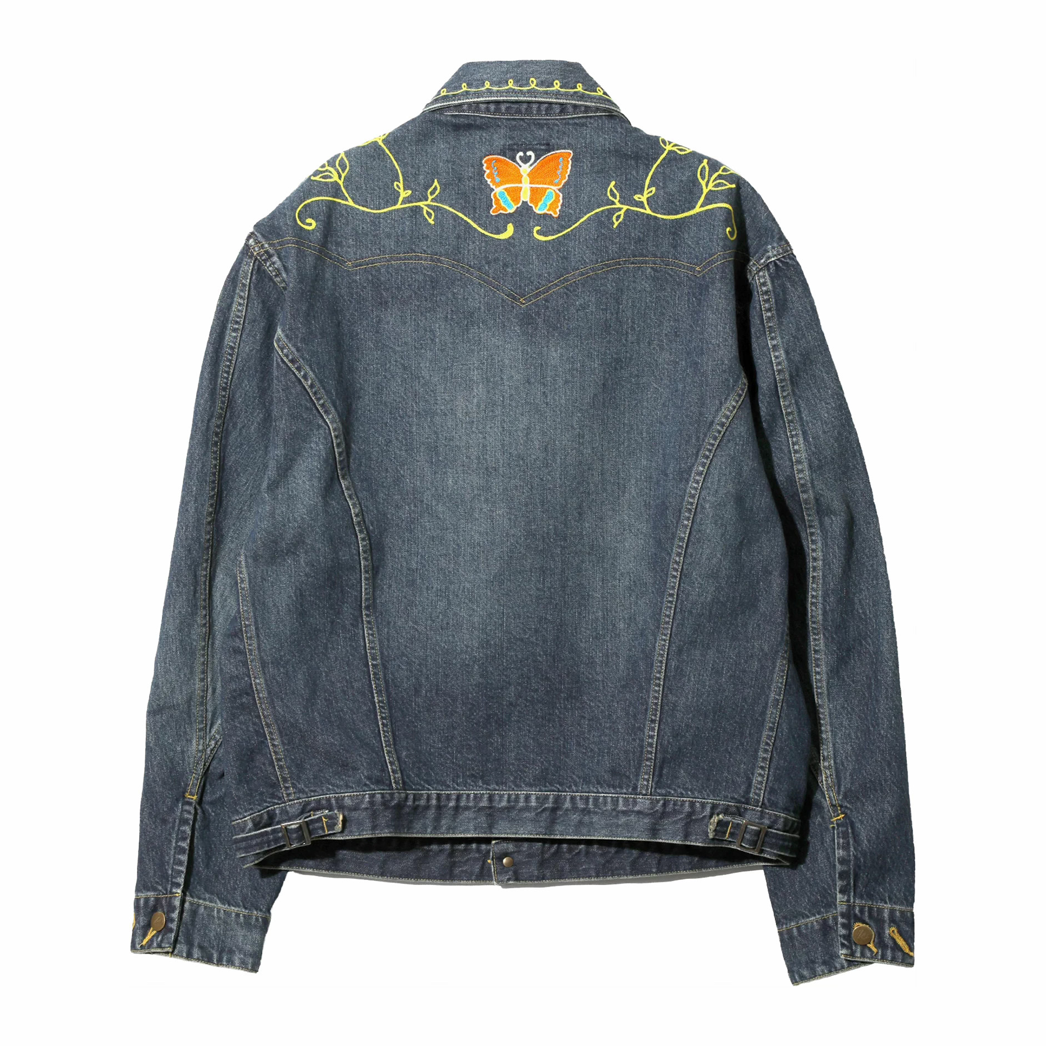 Needles Papillon Emb. Jean Jacket - 12oz Denim (Indigo) – August