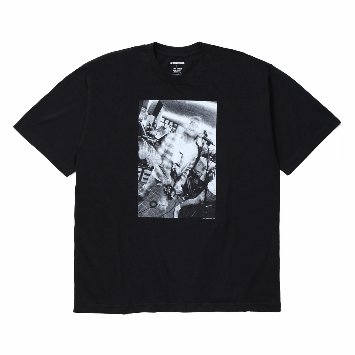 Neighborhood x Charles Peterson SS-5 T-Shirt (Black) – August
