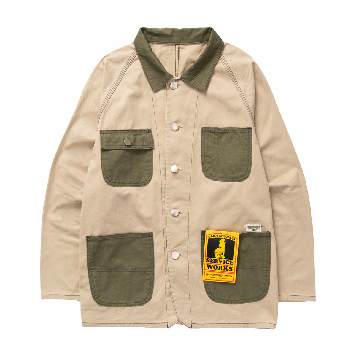 Service Works Drill Coverall 2.0 Jacket (Khaki/Olive) – August