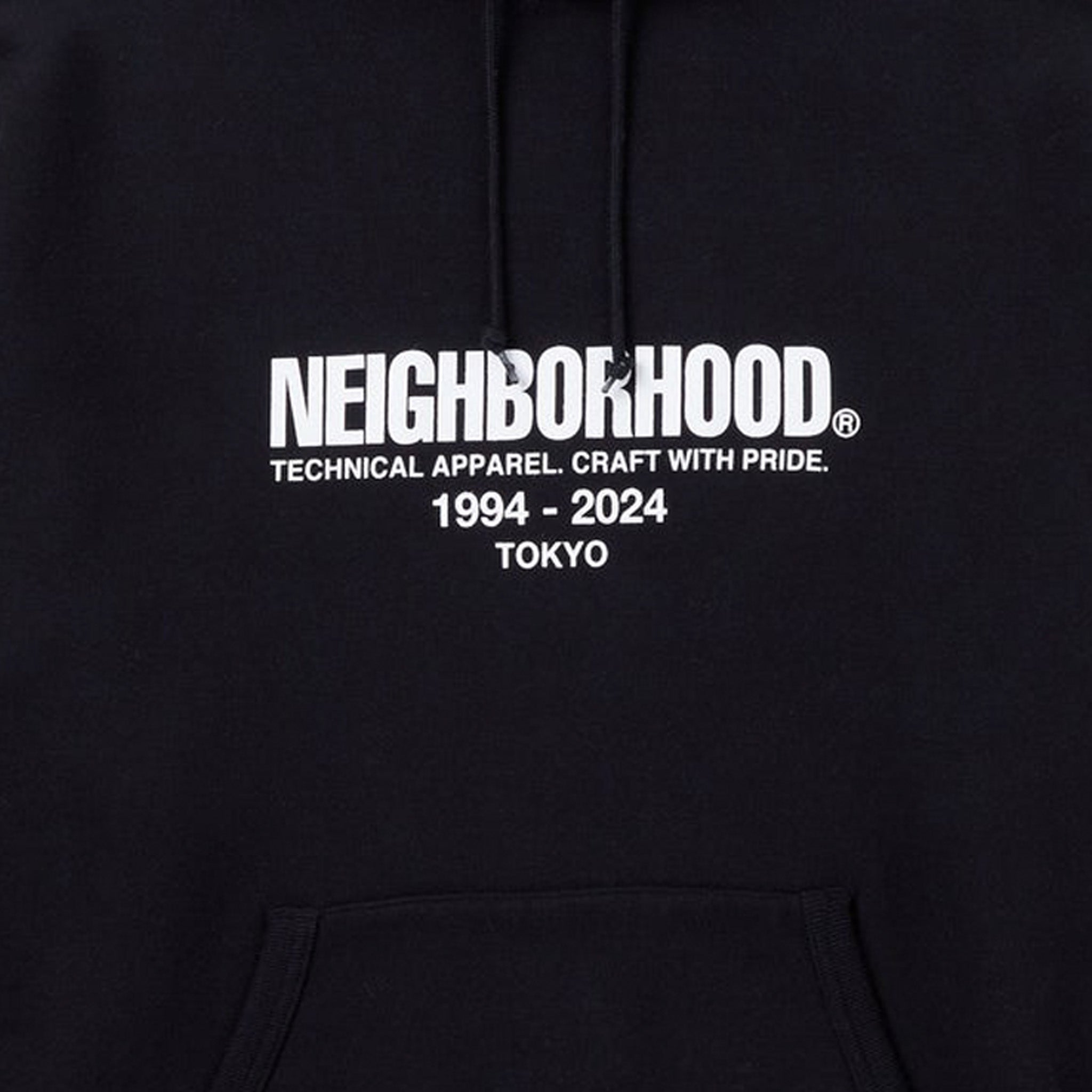 Neighborhood Classic Sweat Parka LS (Black) – August