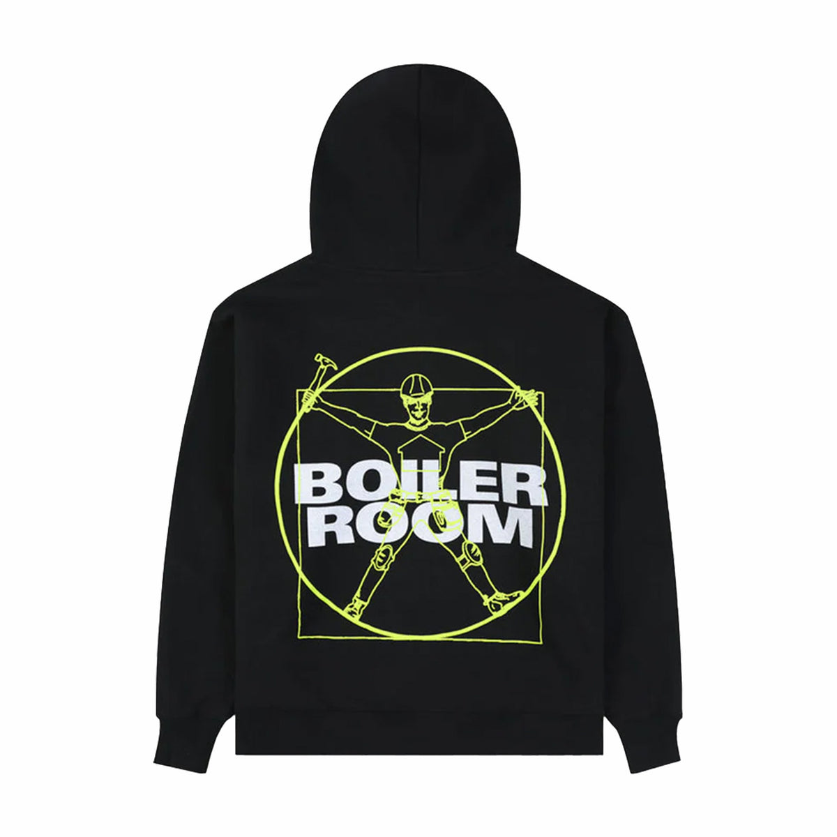 トップス BOILER ROOM Hooded Sweatshirt Pleasures x Boiler Room Workman Hoodie (Black) – August
