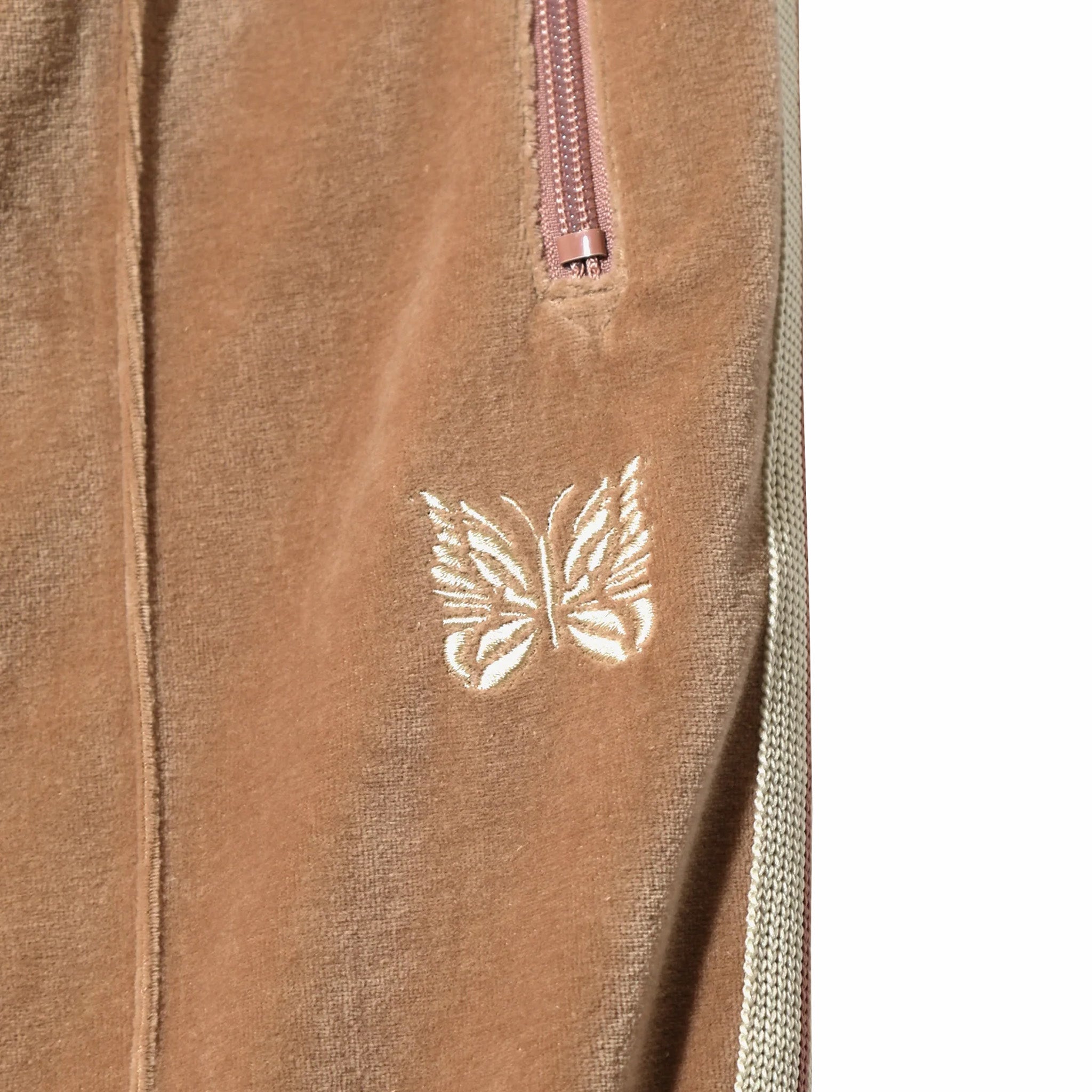 Needles Piping Cowboy Pant - PE/PU Double Cloth - Brown