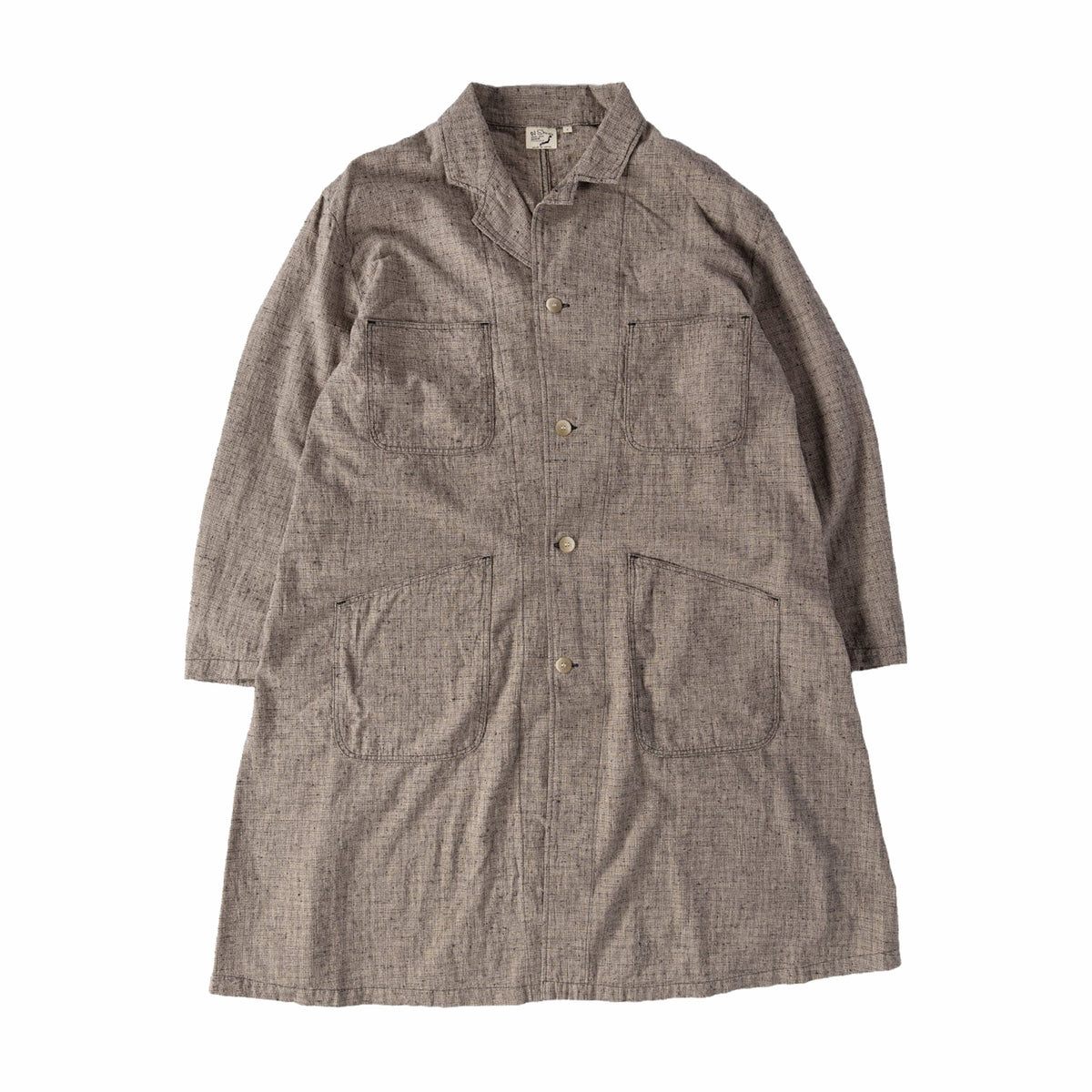 OrSlow Shop Coat (Grey Check) – August