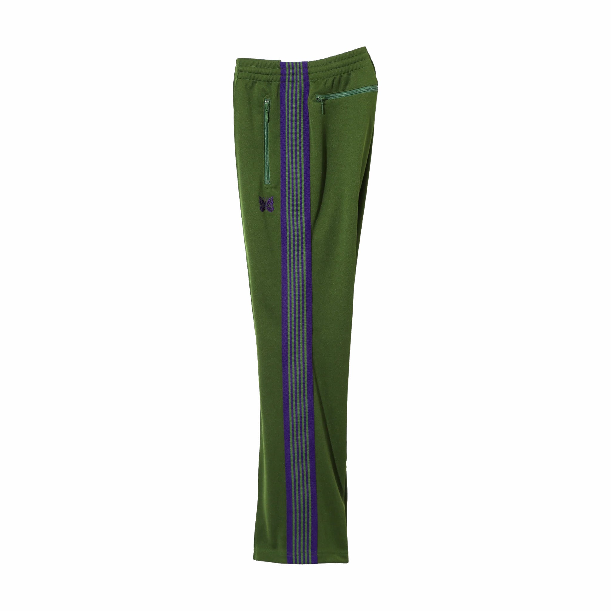 Needles Narrow Track Pant - Poly Smooth (Ivy Green) – August
