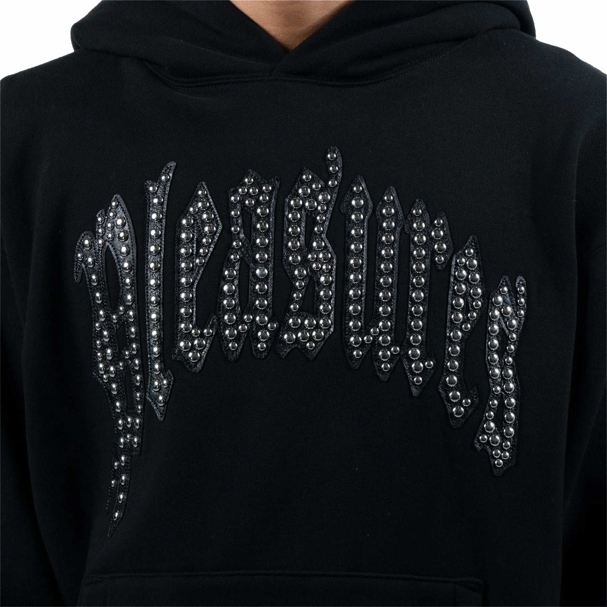 Black orders studded out hoodie