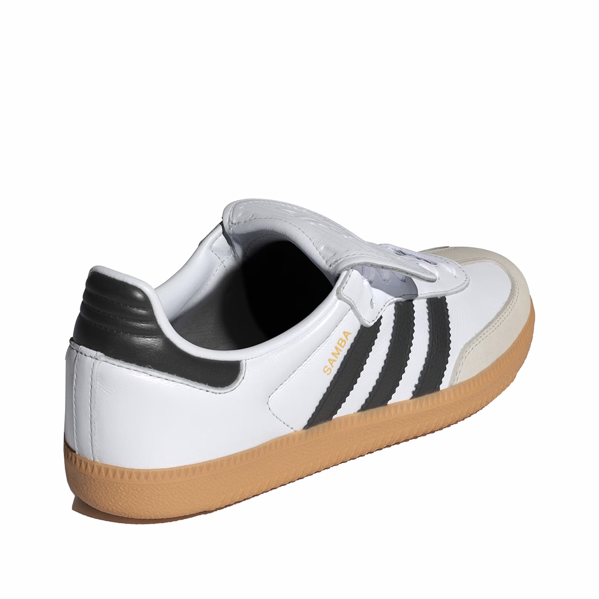 Adidas Women's Samba Long Tongue Shoes (Cloud White/Core Black/Gold Me – August