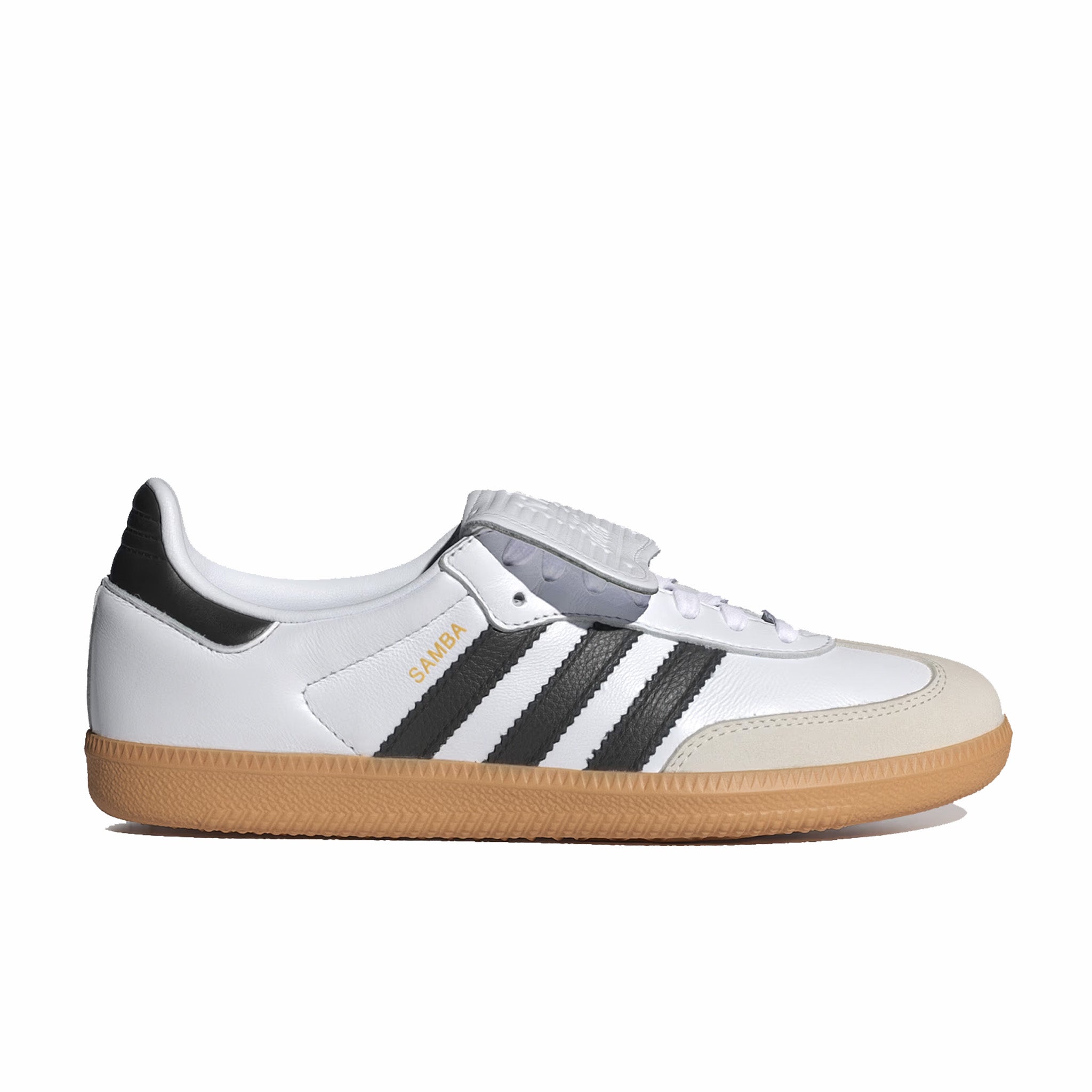 Adidas Women's Samba Long Tongue Shoes (Cloud White/Core Black/Gold Me August Adidas Women's Samba Long Tongue Shoes (Cloud White/Core Black/Gold Me August
