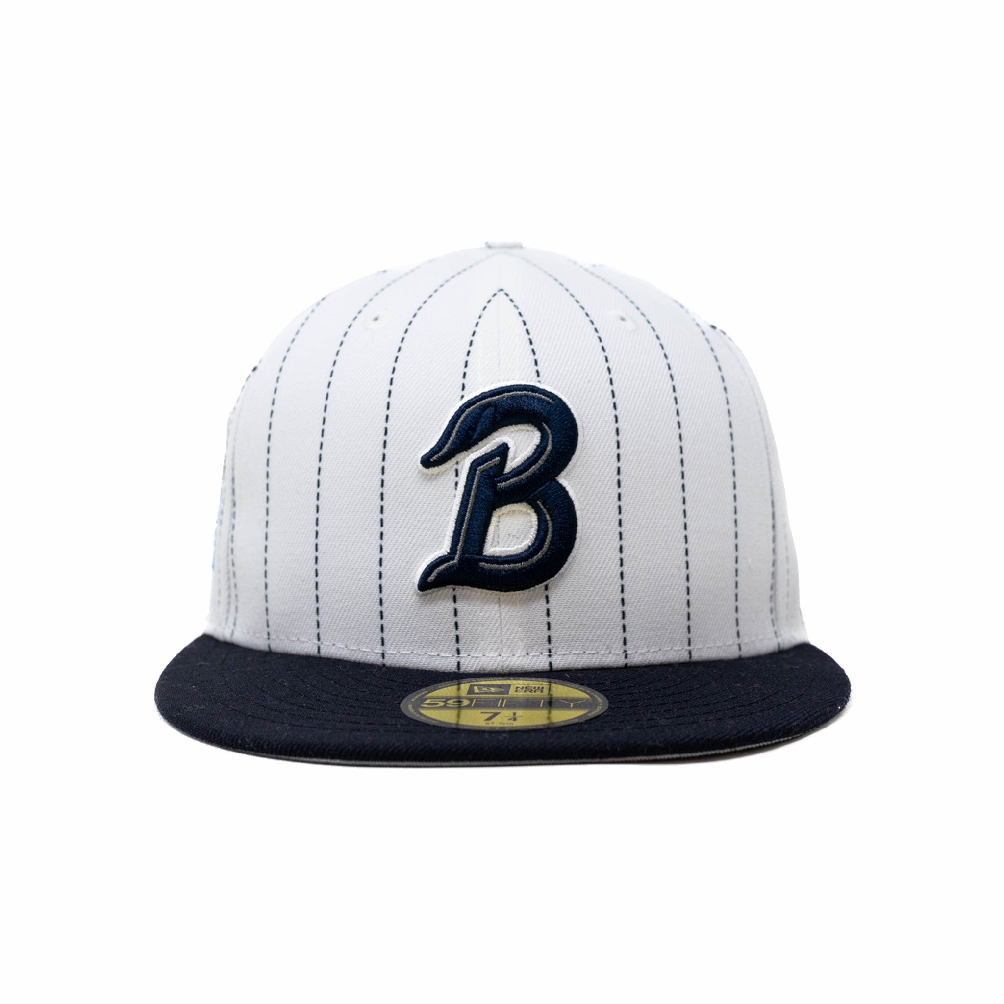 Toronto Blue Jays Pinstripe 59Fifty Fitted Hat by MLB x New Era
