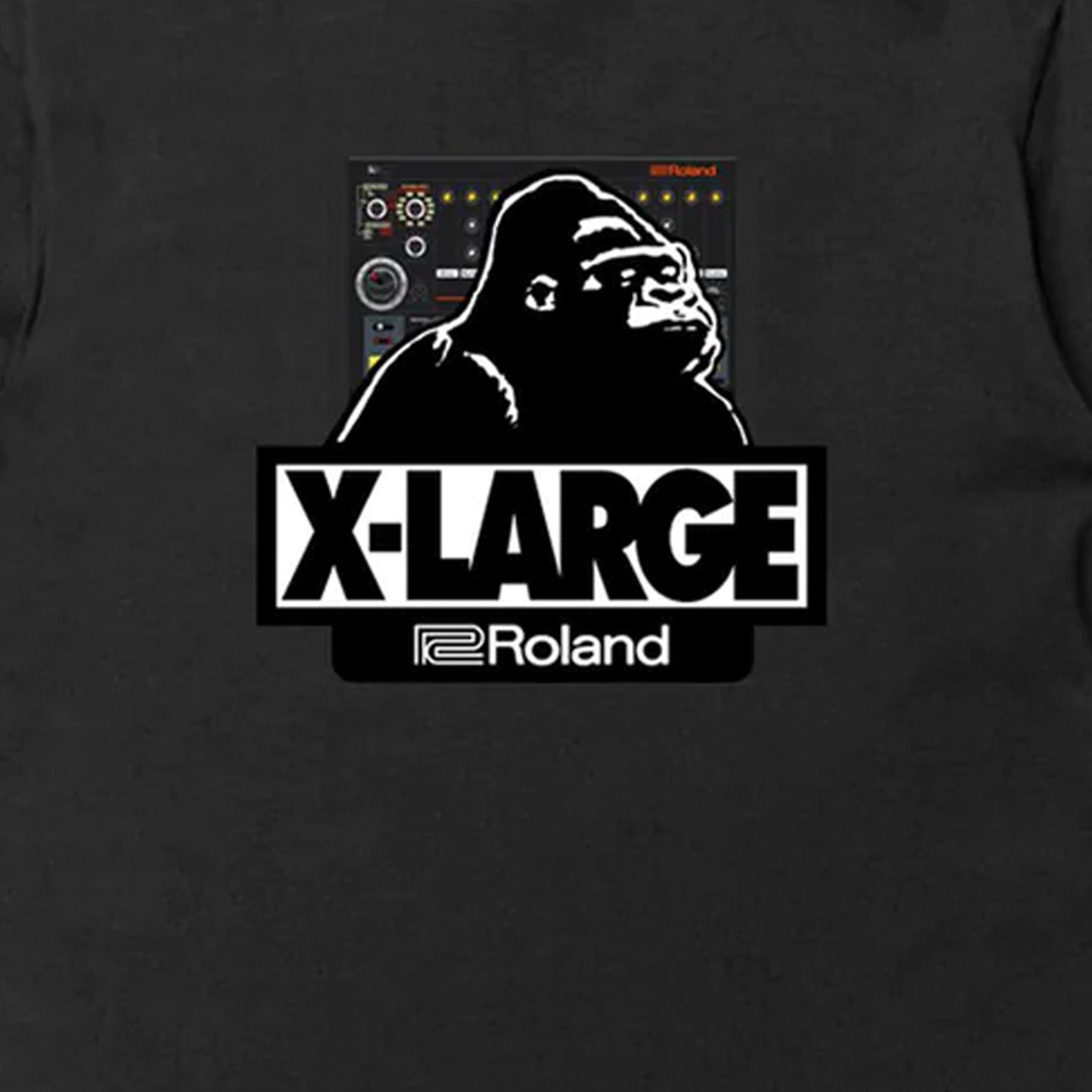 Roland Lifestyle XLARGE Roland T-Shirt (Black)