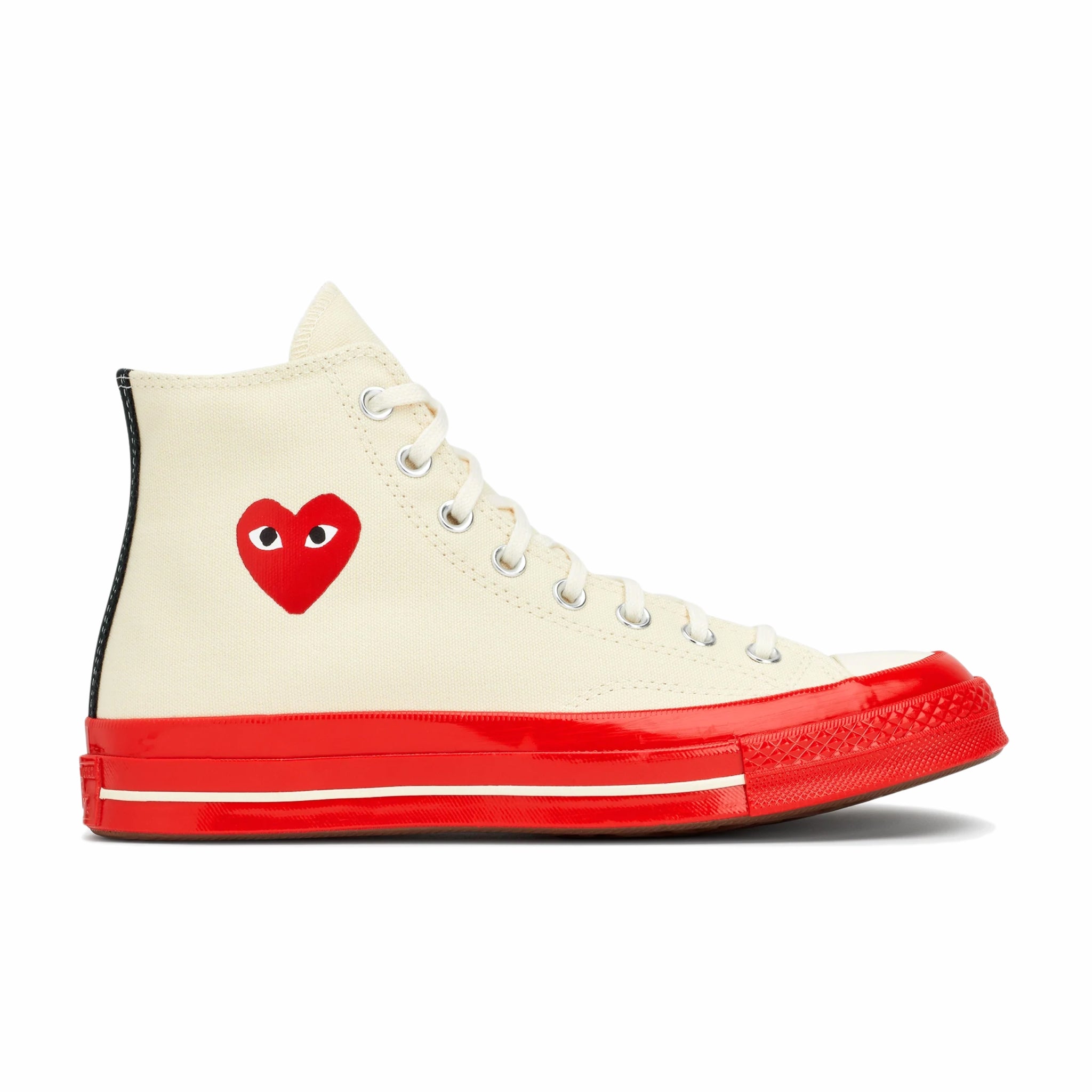 Tryk ned ildsted høste Comme des Garçons PLAY Converse Chuck '70 Red Sole Hi (Off White) P1K1 –  August
