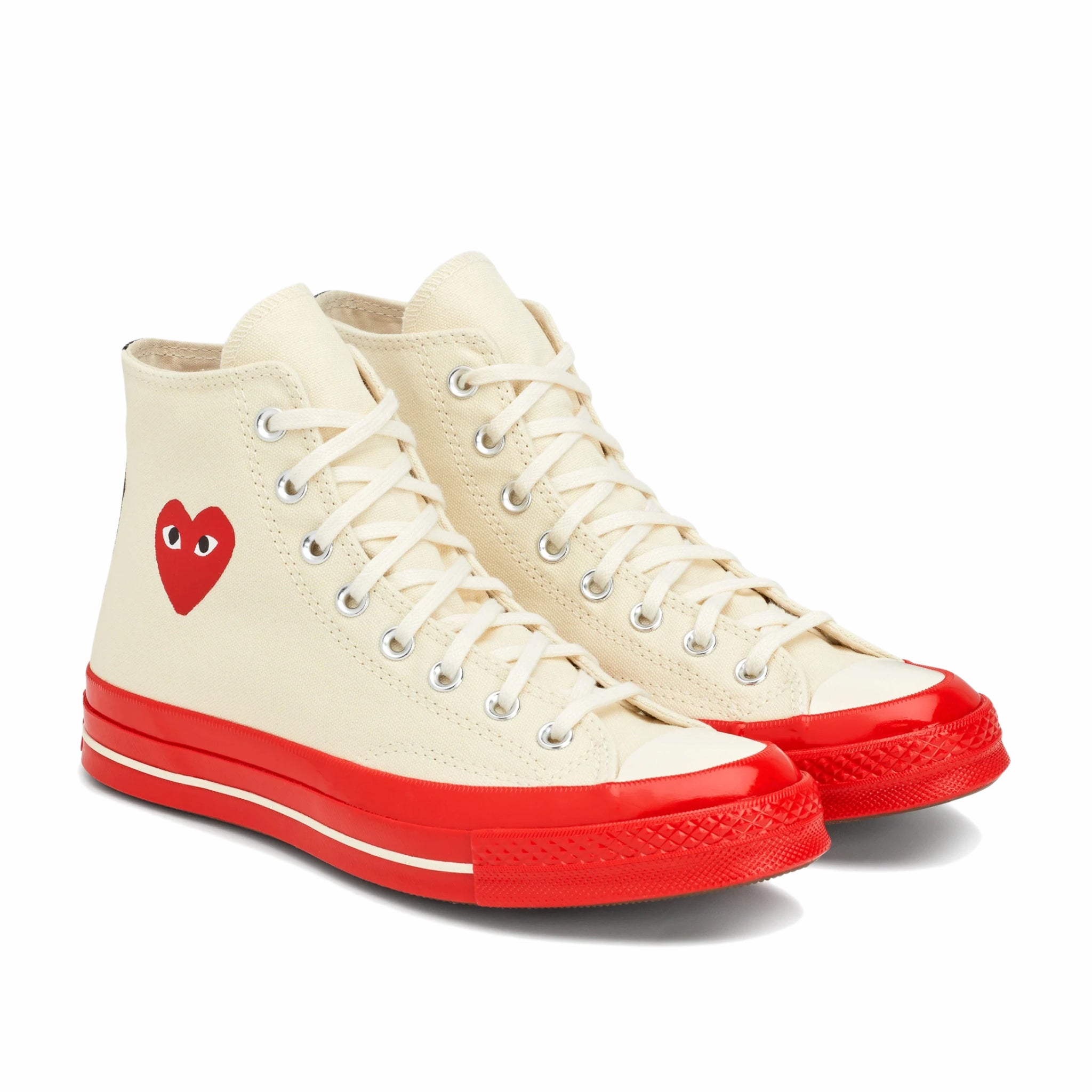Comme Garçons PLAY Chuck '70 Red Sole Hi (Off White) – August