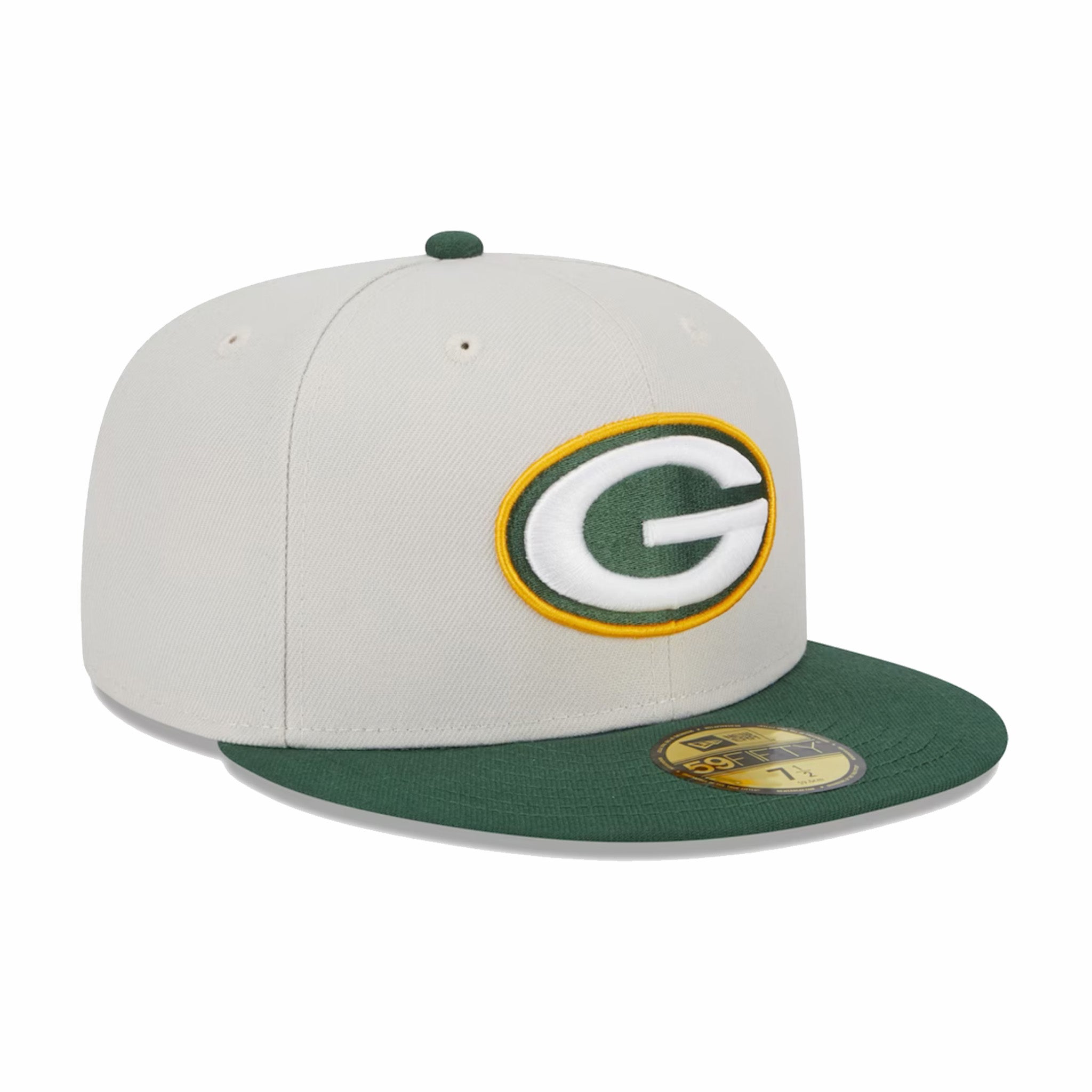 NEW ERA 59FIFTY FITTED NFL ON FIELD GREEN BAY PACKERS Hat 7 1/4 Green