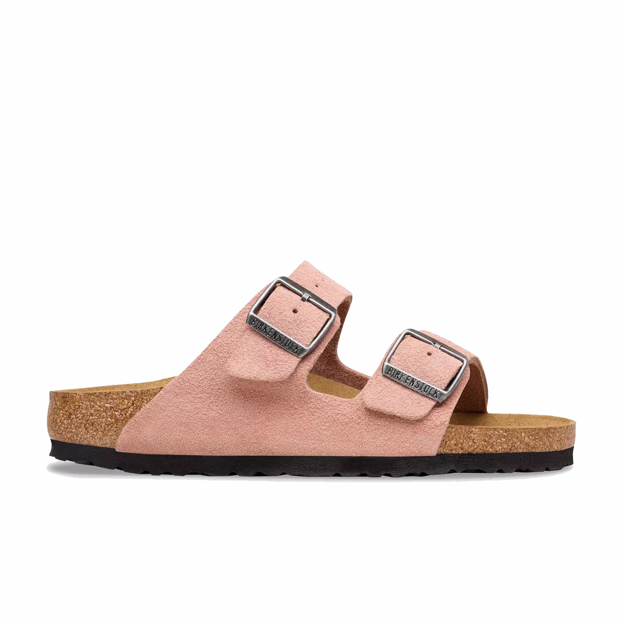 Birkenstock Women's Arizona Suede Leather - Regular (Pink Clay) - August Shop