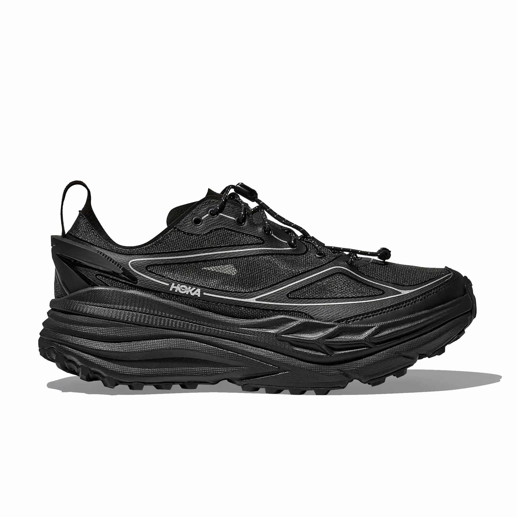 Hoka Men's Stinson One7 (Black/Silver) - August Shop