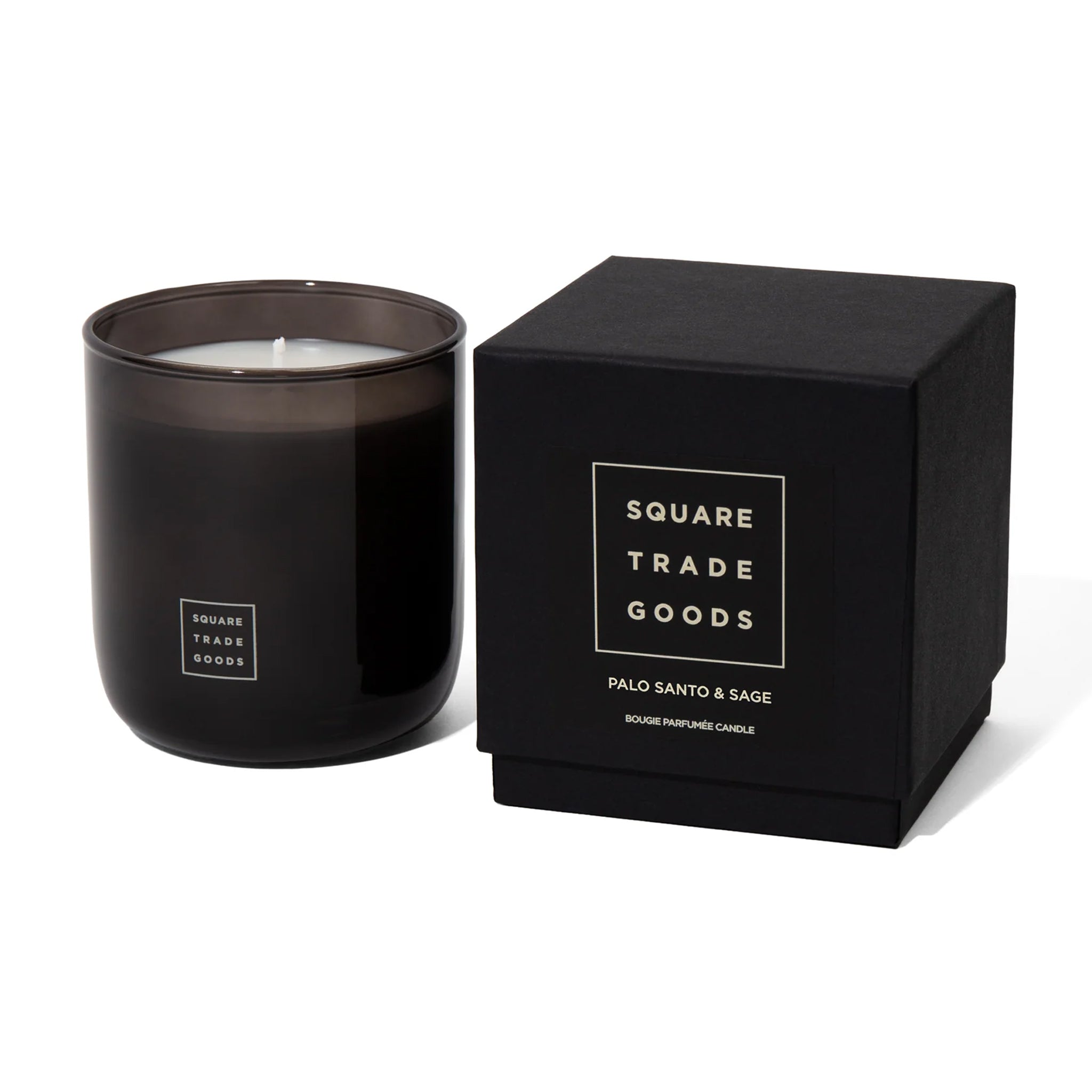 Square Trade Goods Palo Santo &amp; Sage 10oz. Candle - August Shop
