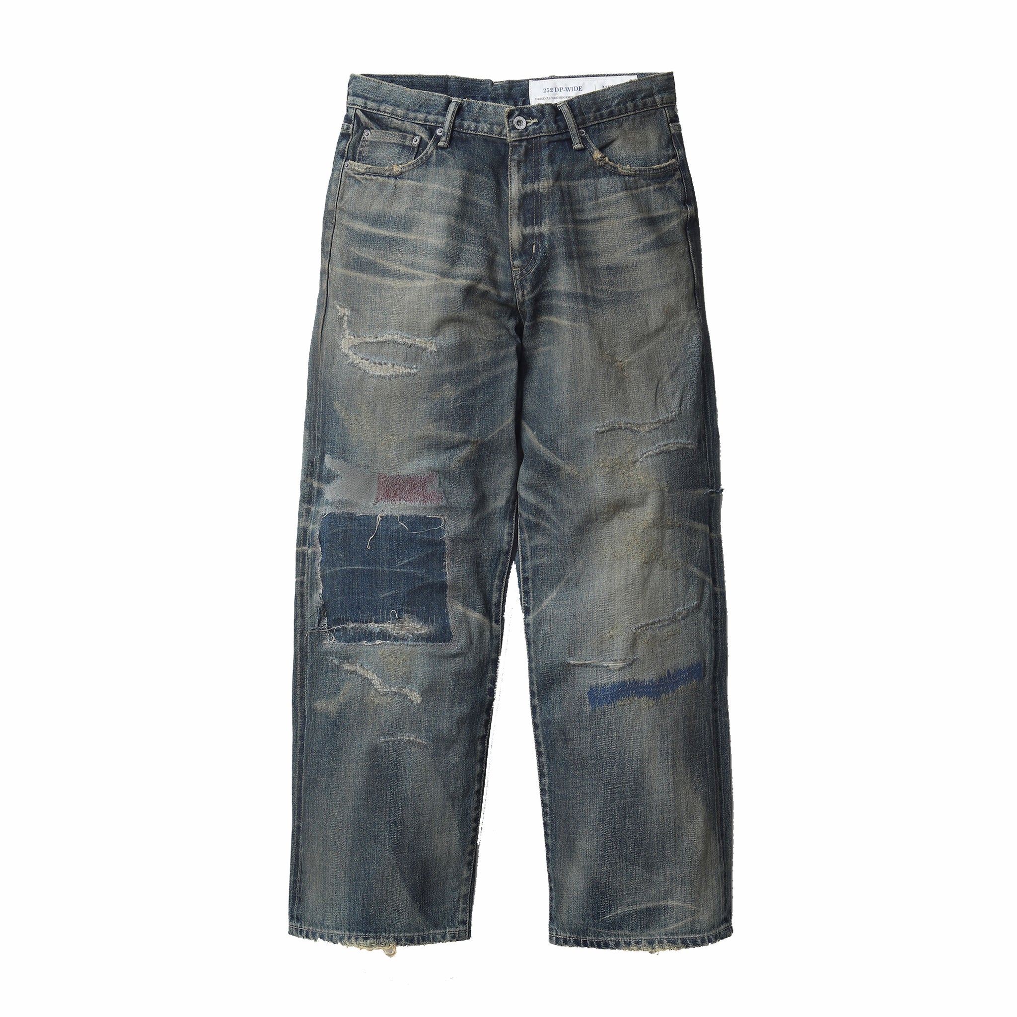 パンツ NEIGHBORHOOD SAVAGE DENIM DP WIDE PANTS Neighborhood Savage Denim DP Wide Pants (Indigo) – August