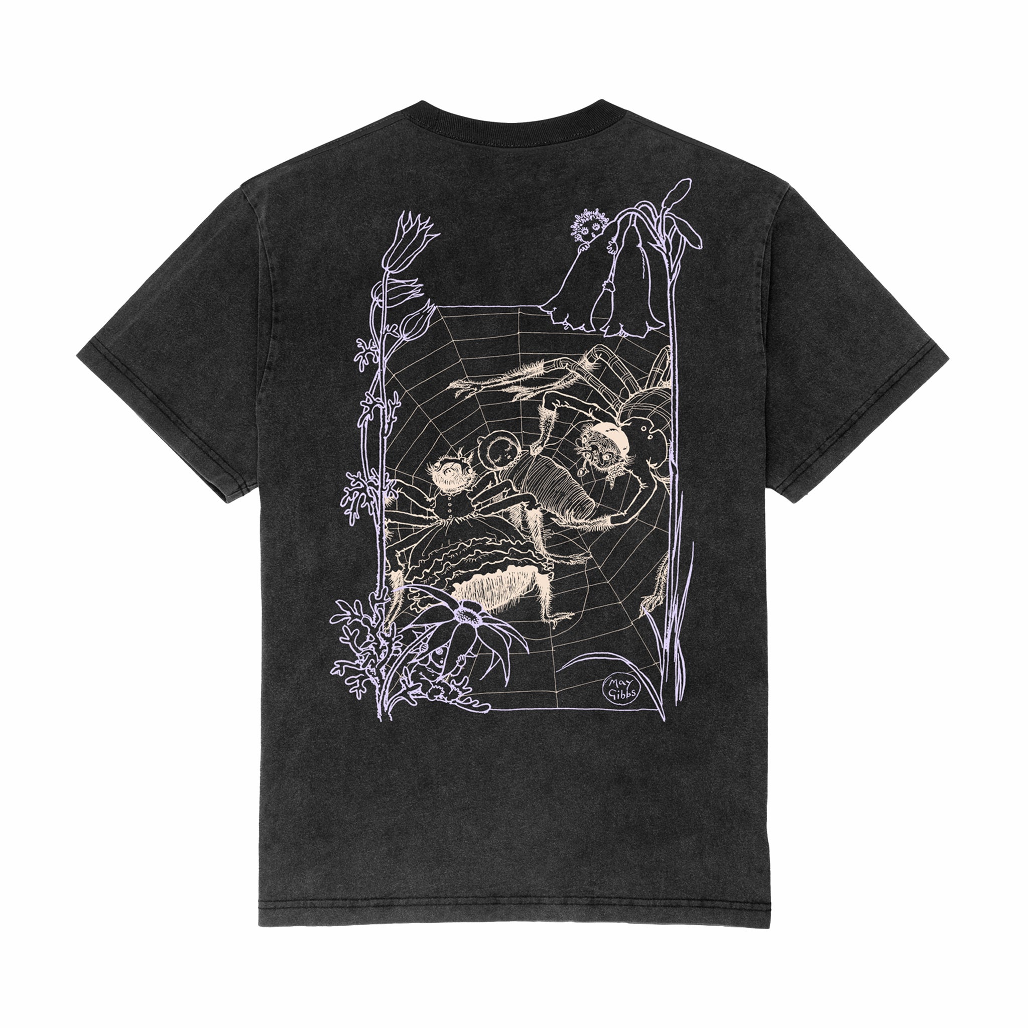 Pass~Port x May Gibbs Webbed Bed Tee (Acid Black)