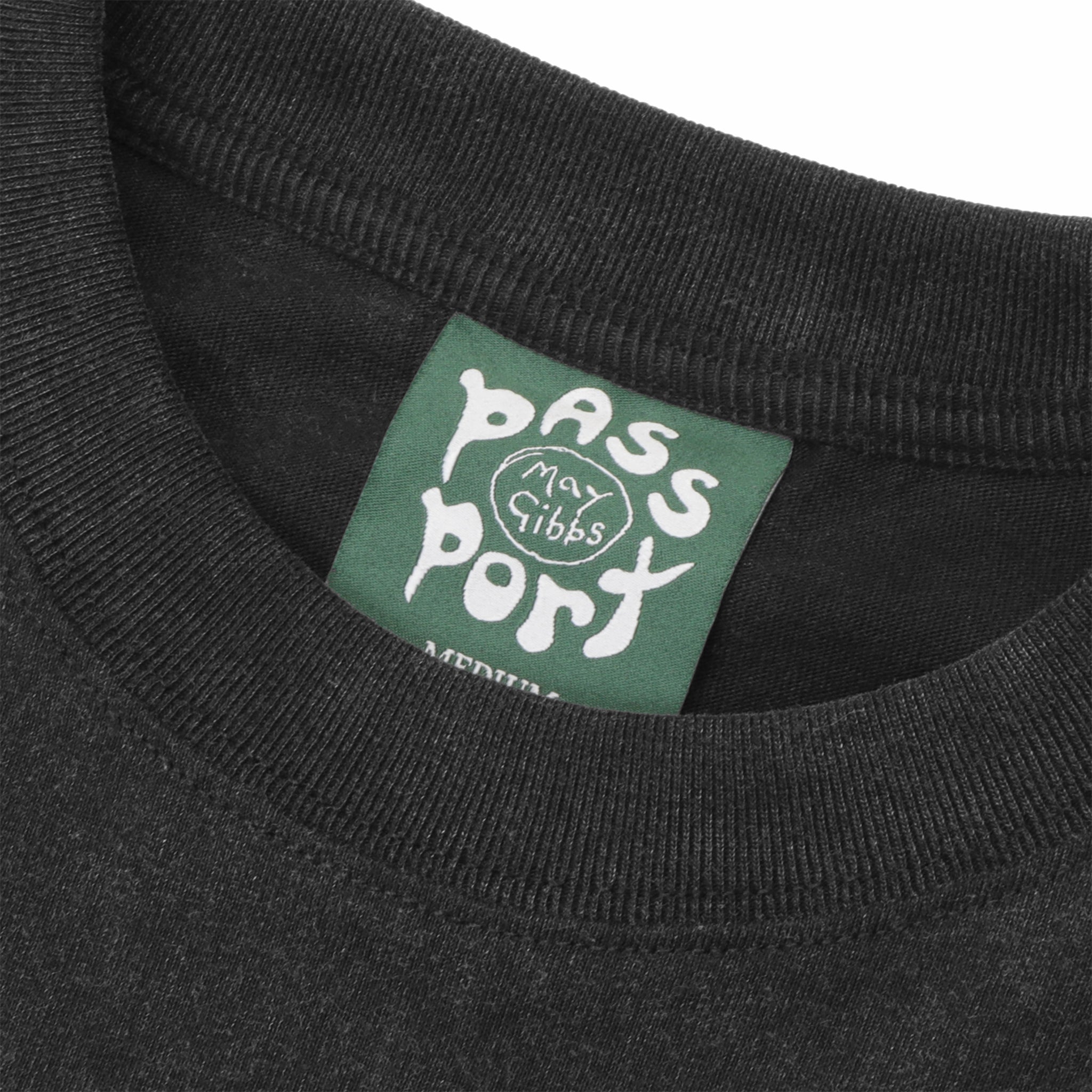 Pass~Port x May Gibbs Webbed Bed Tee (Acid Black)