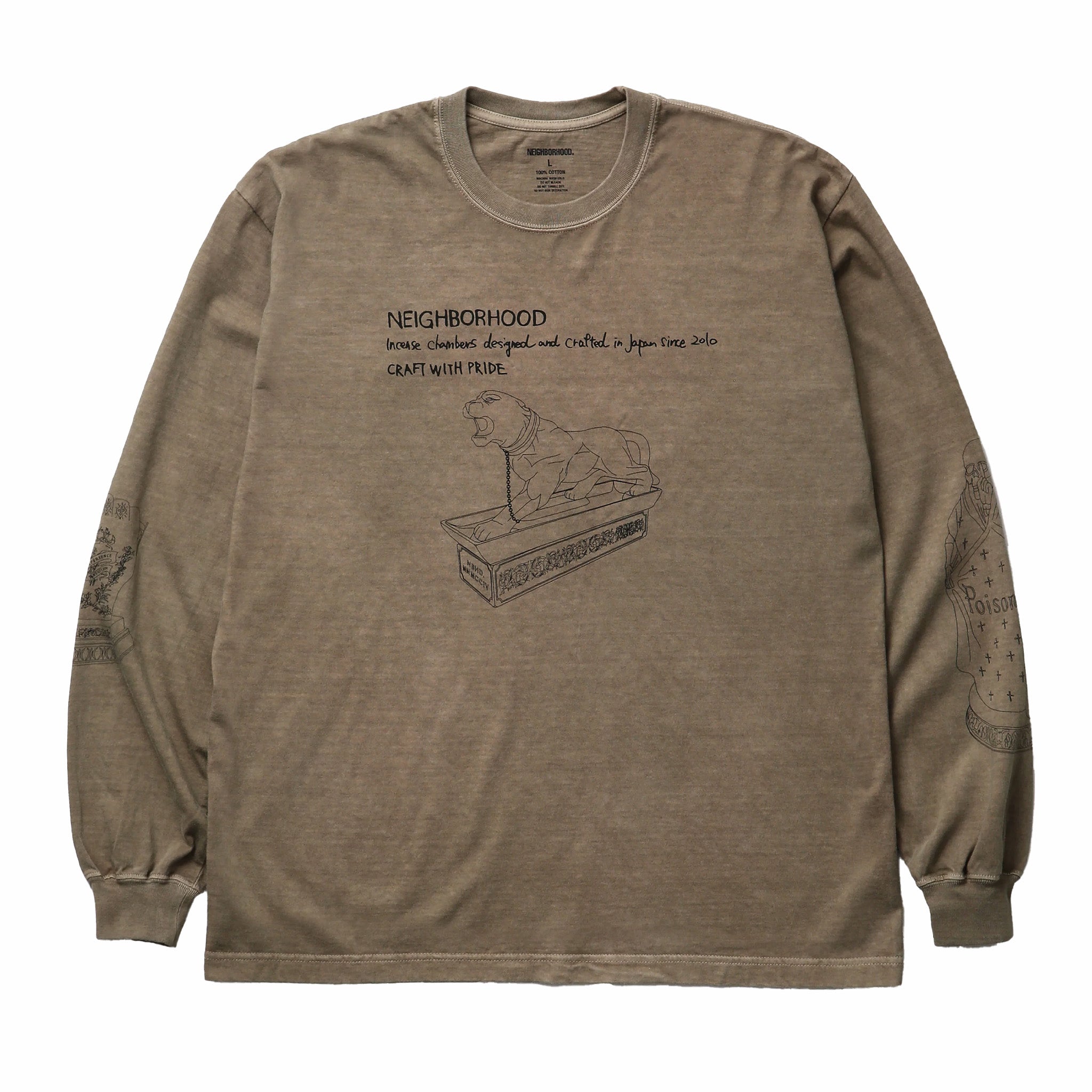 Neighborhood NH . TEE LS-8 (Olive Drab) - August Shop