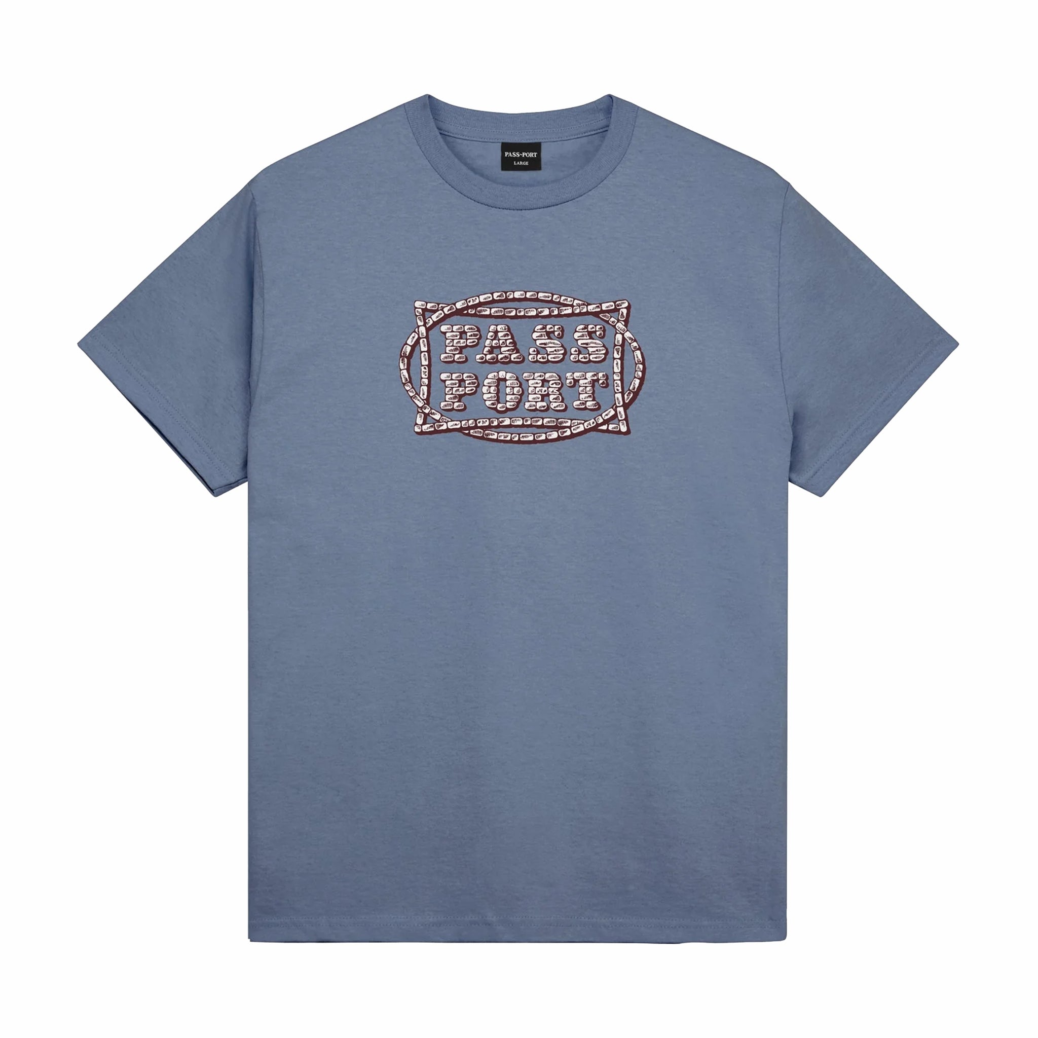 Pass~Port Stone Circle Tee (Washed Out Blue)