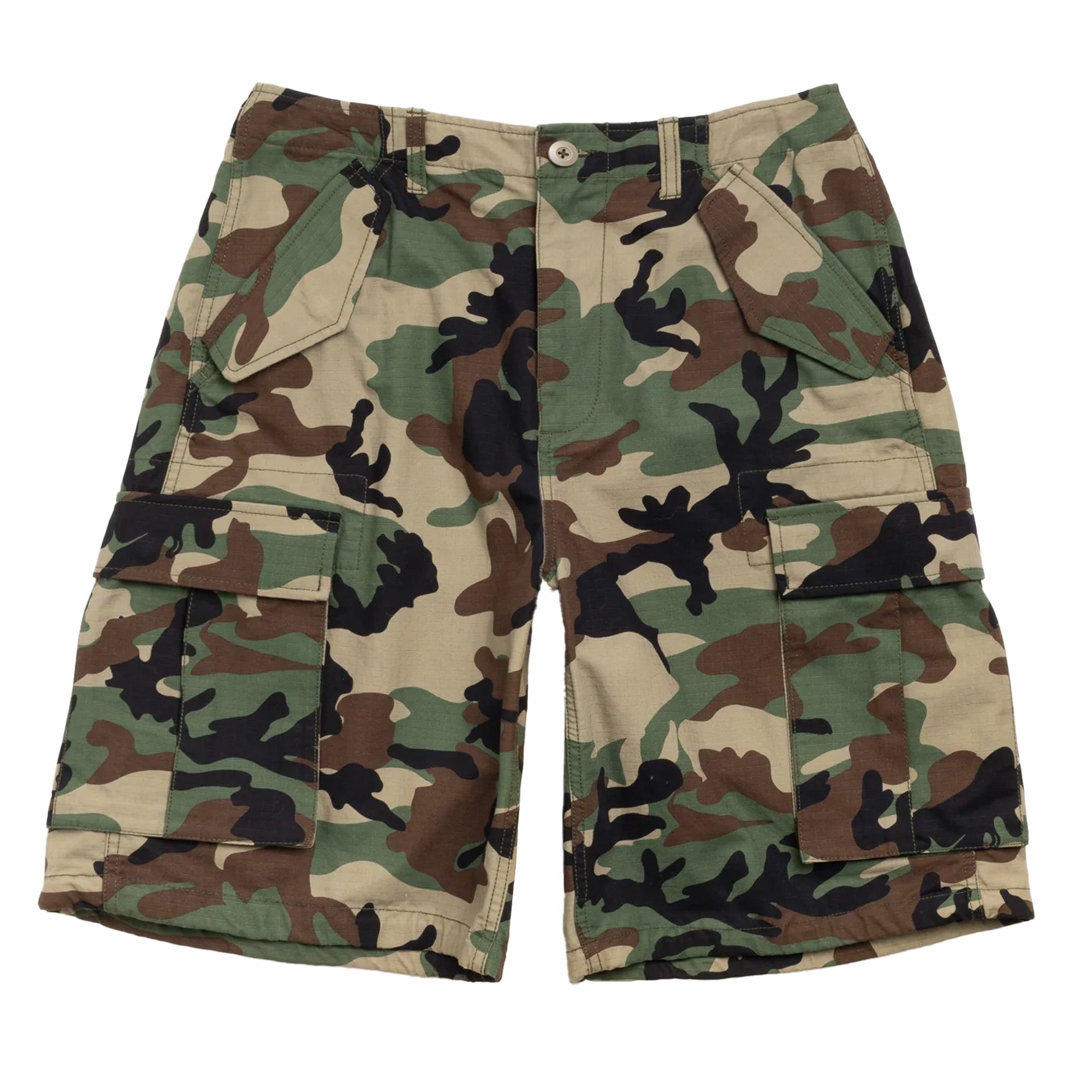 Stüssy Cargo Short Ripstop (Woodland Camo) - August Shop